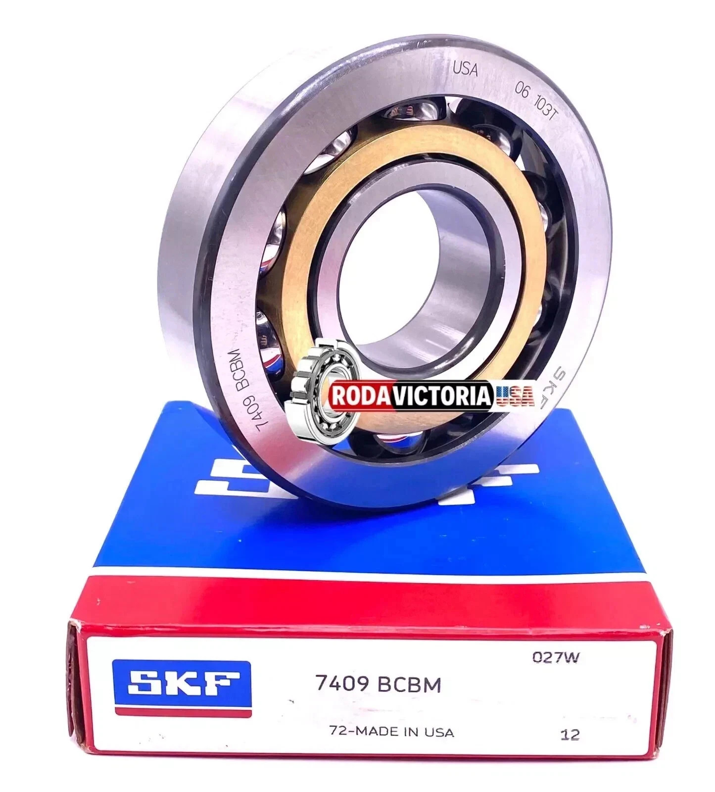 SKF 7409 BCBM Angular Contact Ball Bearing 45x120x29 mm