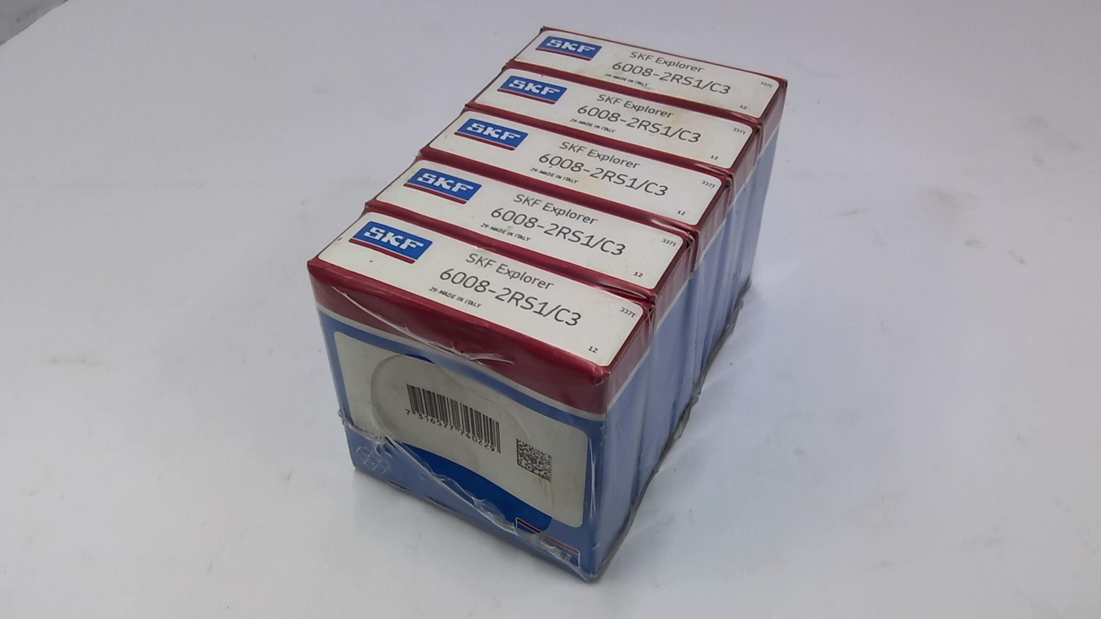 SKF 6008-2RS1/C3 Deep Groove Ball Bearing Lot Of 5