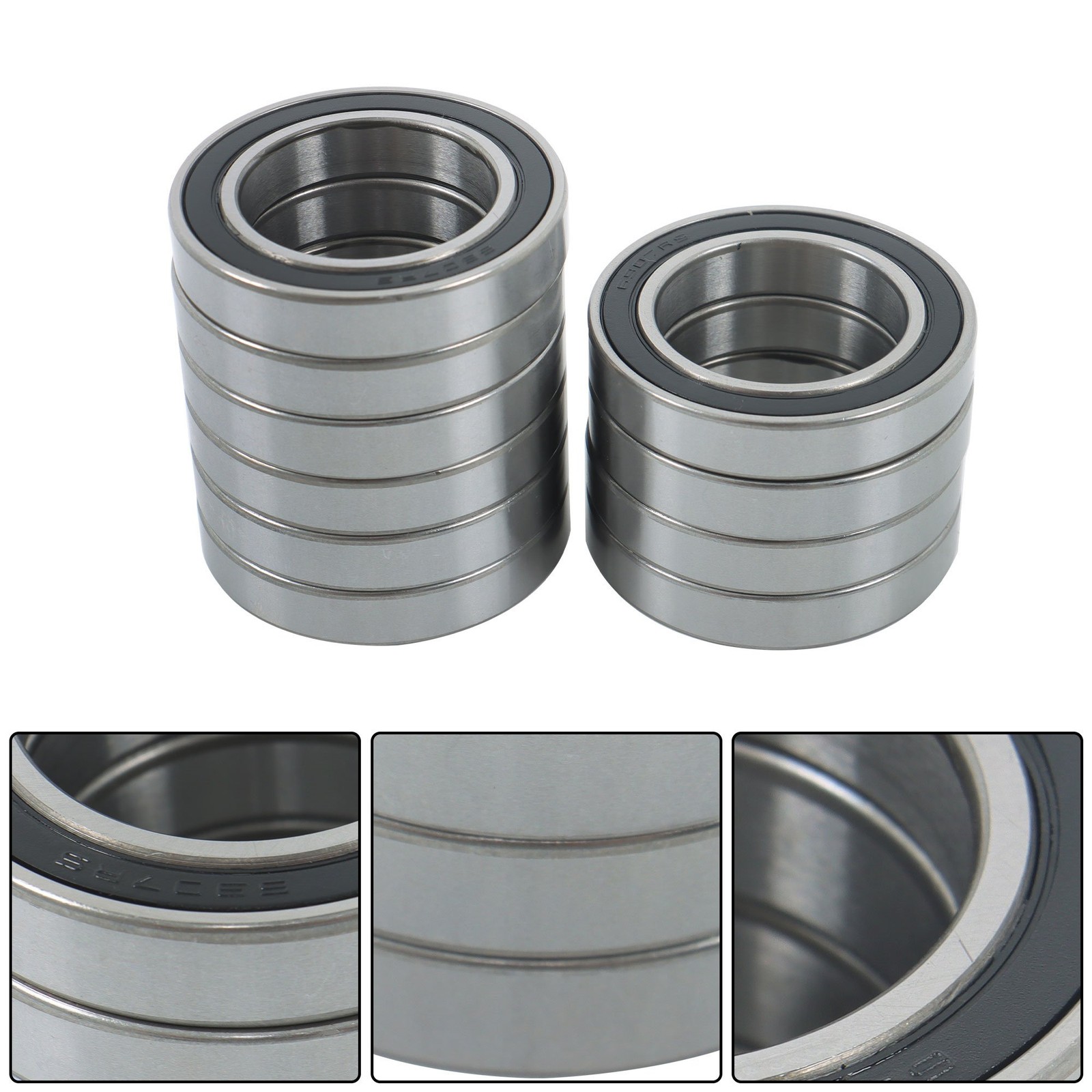 6907-2RS Deep Groove Bearings 10pcs 35x55x10mm Rubber Sealed Set