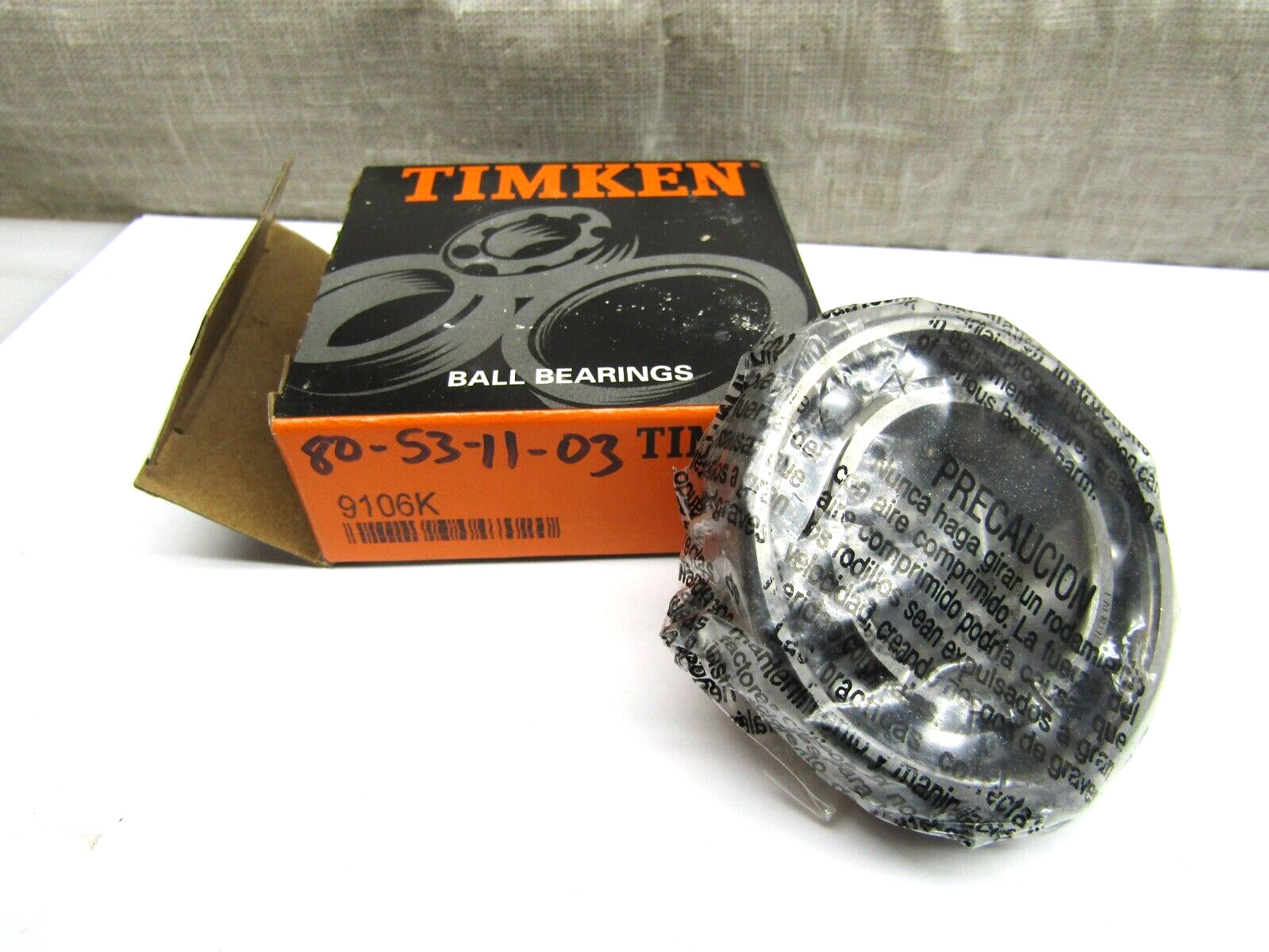 Timken 9106K 30mm X 55mm X 13mm Open Bearing