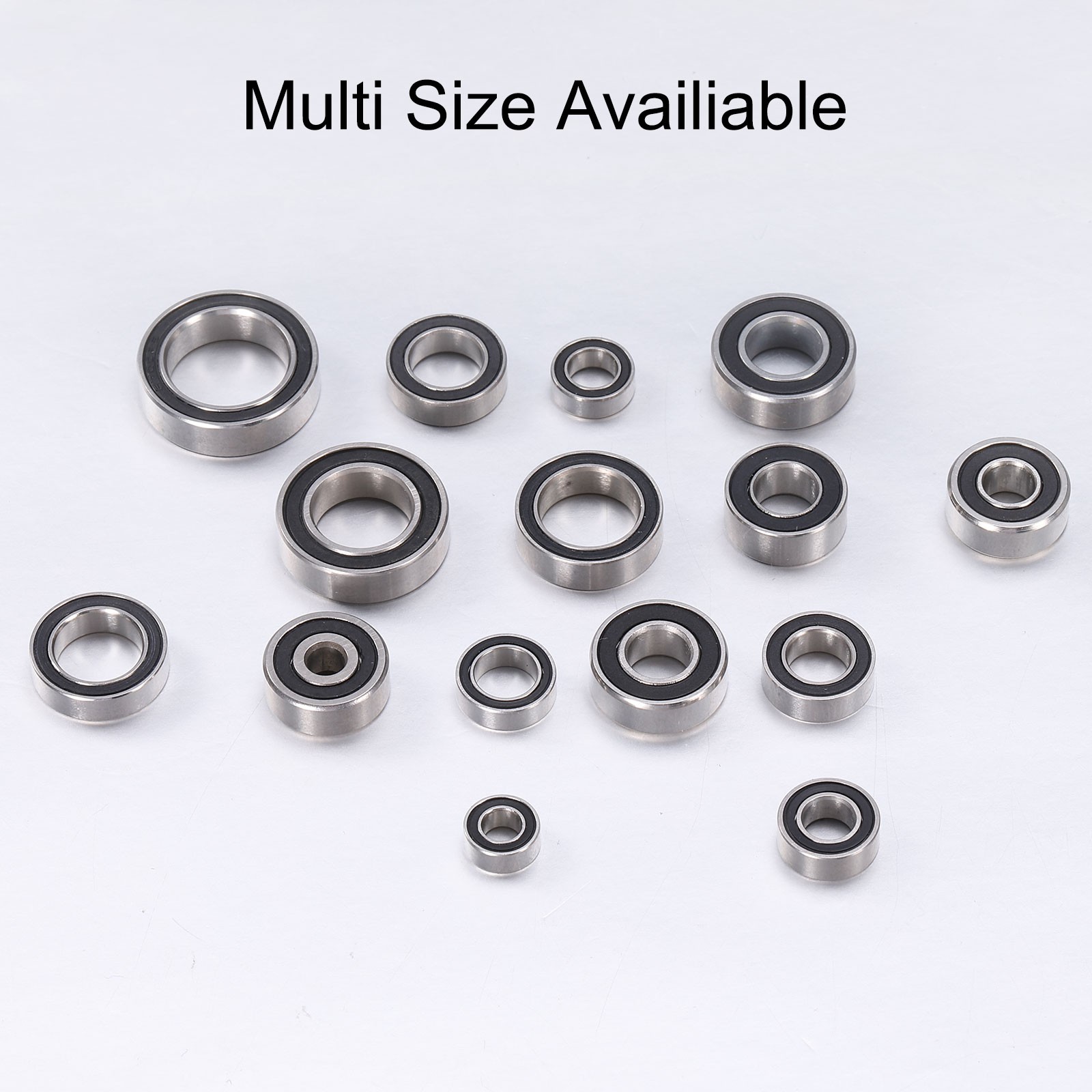 S6700-2RS Miniature Hybrid Ceramic Bearing 10x15x4mm Double Sealed Bearing,Black