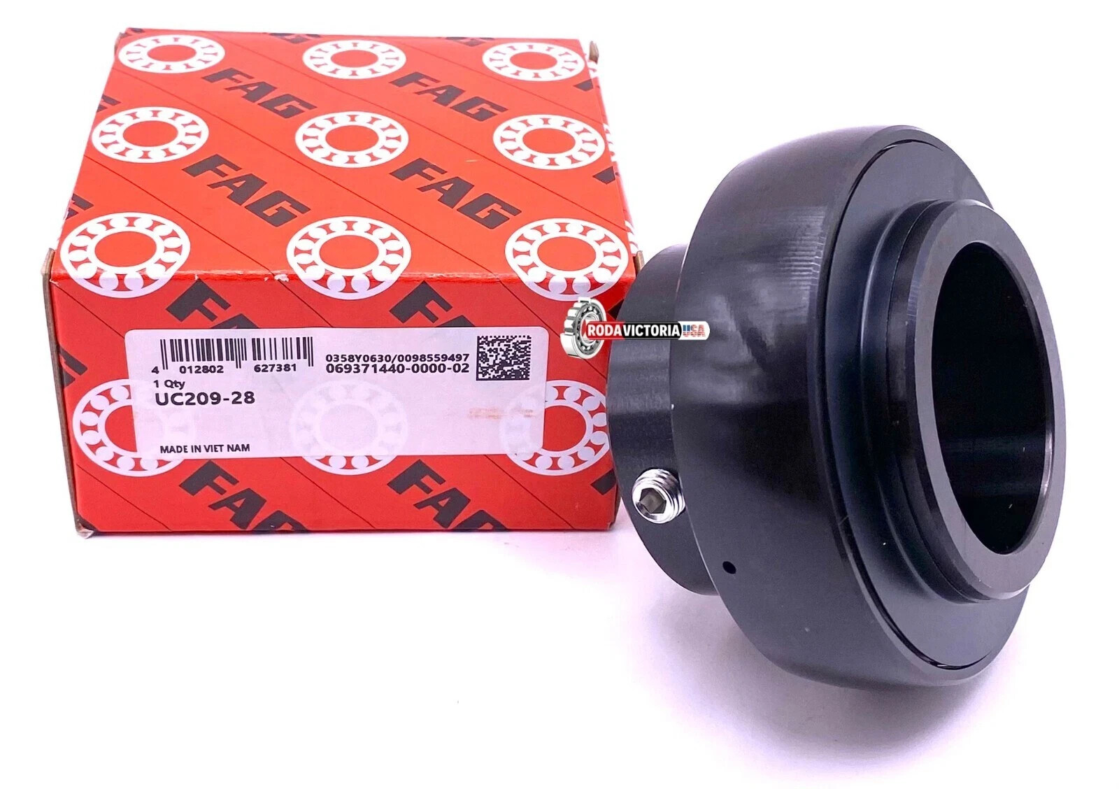 FAG UC209-28 Radial Insert Ball Bearing 44.45x85x49.20 mm