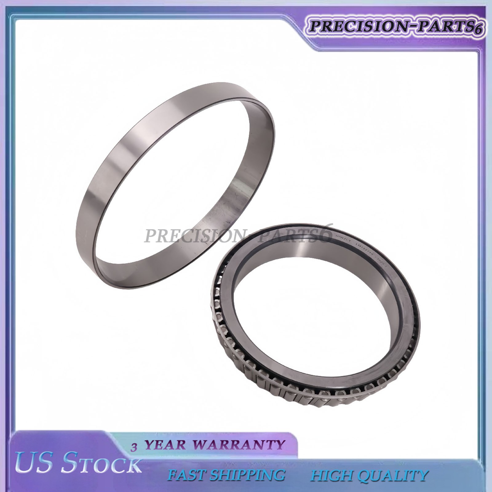 Tapered Roller Bearing Set Cup and Cone LM742749 LM742710 1-Piece New 1PC PC