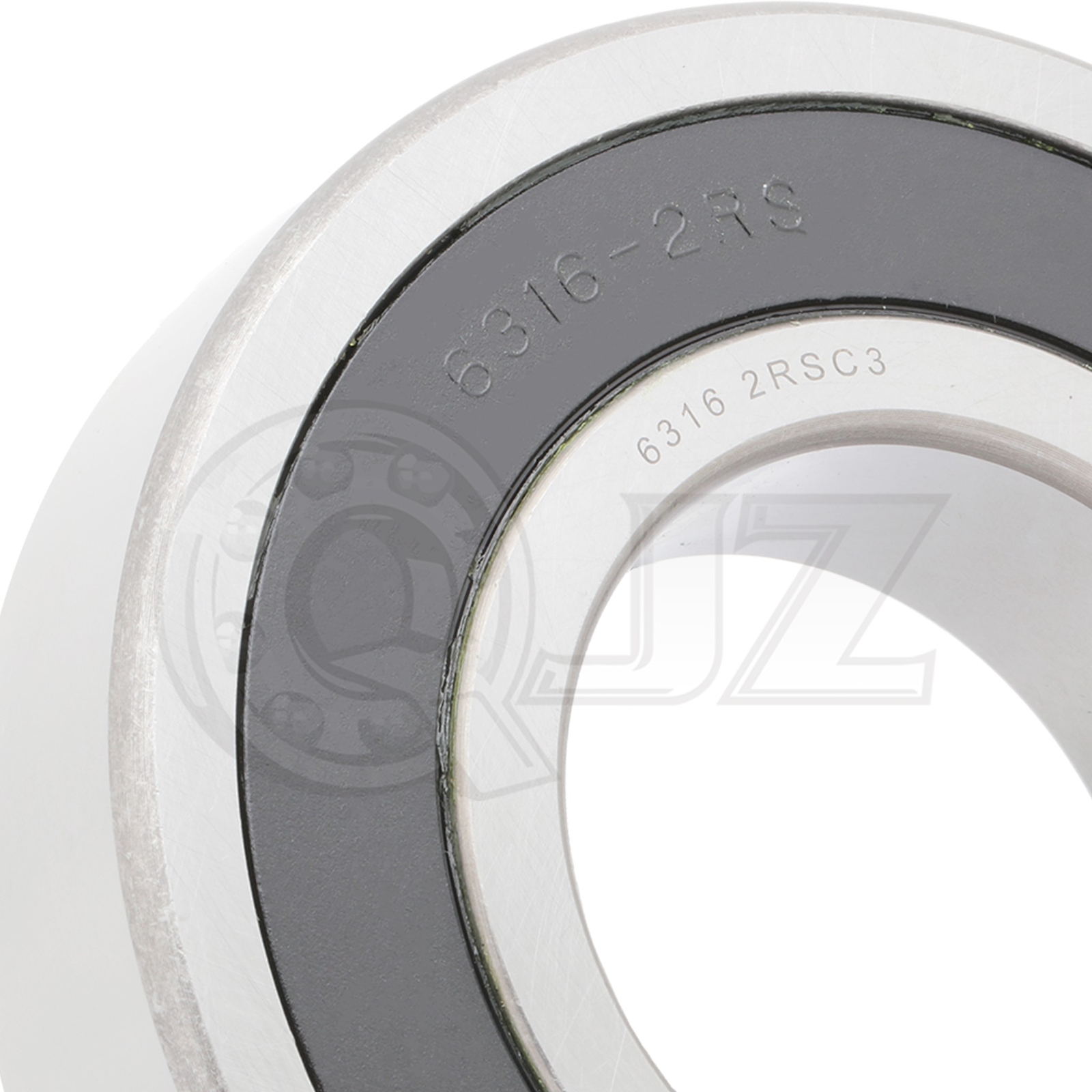 [Qty.1] 6316-2RS Radial/Deep Groove Ball Bearing [80mm ID x 170mm OD x 39mm W]