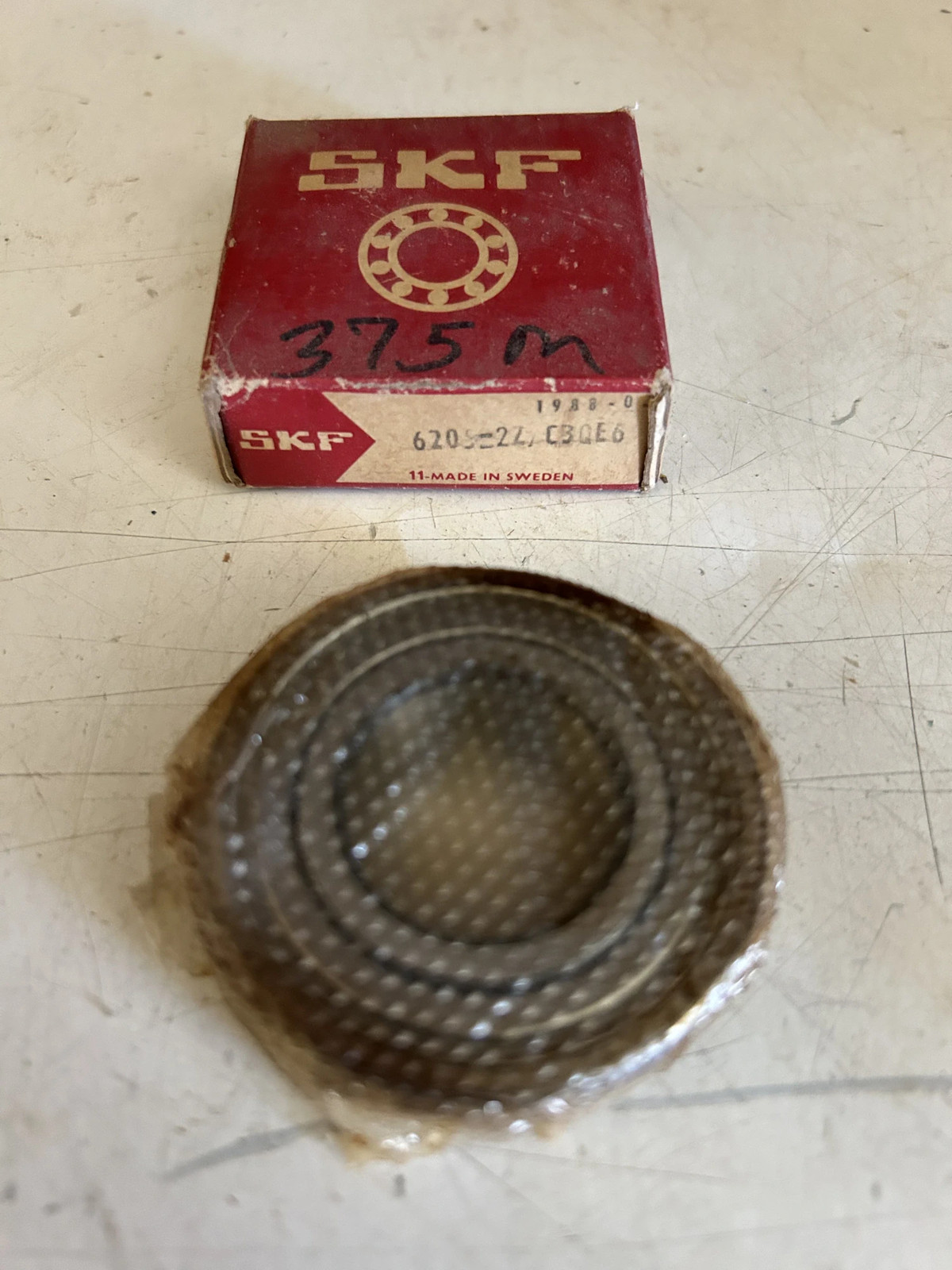 SKF 6205-2Z/C3 Deep Groove Ball Bearing 25mm Bore Steel Double-Shielded