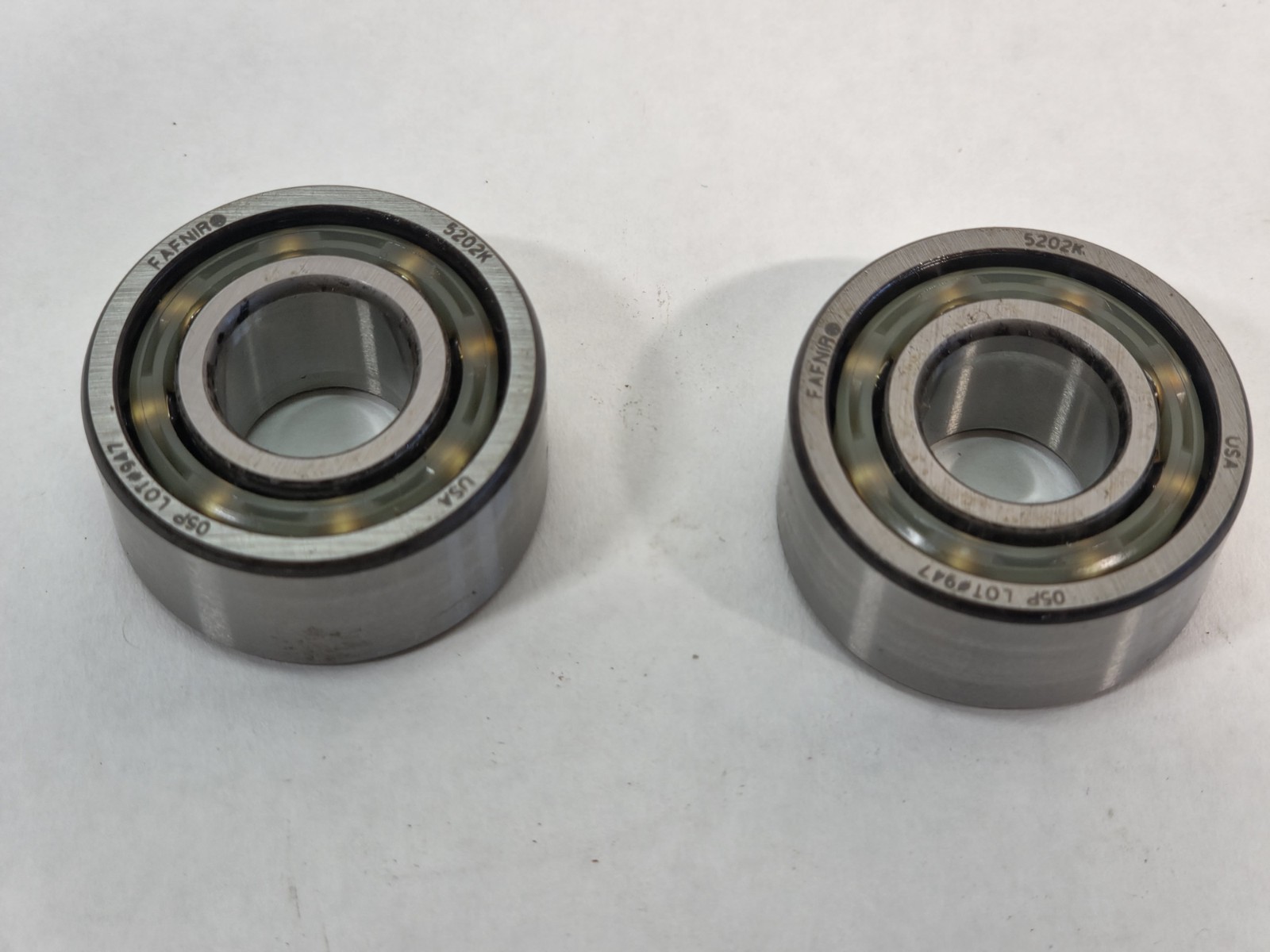 SNR 3201A Double Row Angular Contact Ball Bearing 12x32x15.9mm Lot of 2