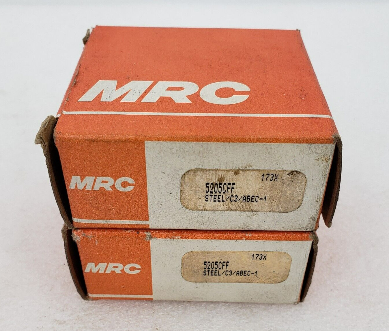 MRC 5205CFF Angular Contact Bearing 25mm ID X 52mm OD X 0.8125in W Lot Of 2