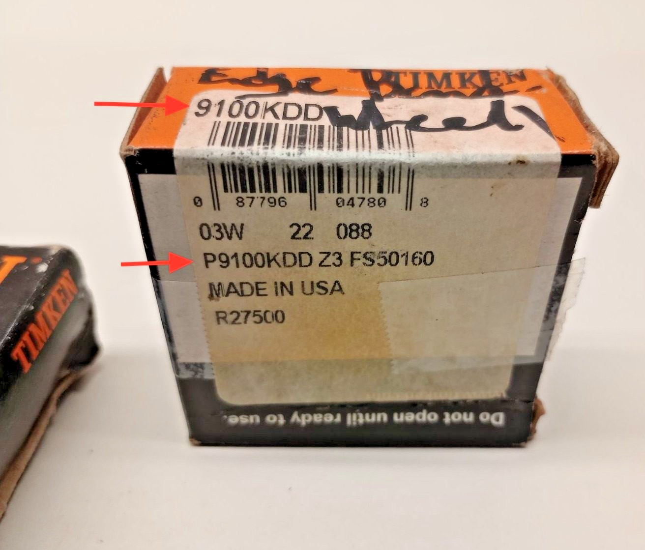 Timken P9100KDD Ball Bearing 2-shielded (Pack of 2) 10 ID x 26 OD x 8mm 9100KDD