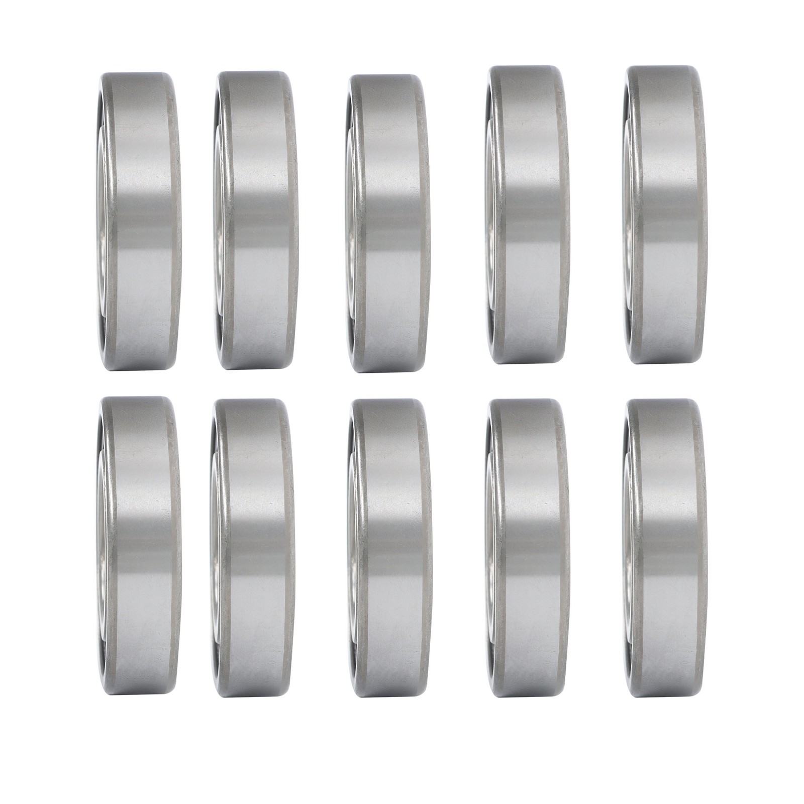 6207-2RS Deep Groove Ball Bearings 10pcs 35x72x17mm Set