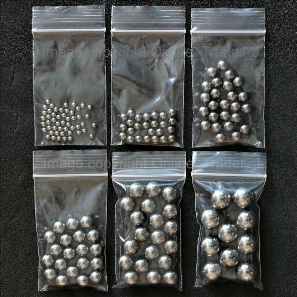 Carbon Steel Balls Bicycle Loose Balls Bearings 1/4″, 7/32″, 5/32″, 3/16″, 1/8″