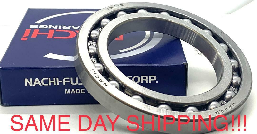 NACHI JAPAN 16013 DEEP GROOVE BALL BEARING OPEN TYPE NO SEALS 65x100x11 mm