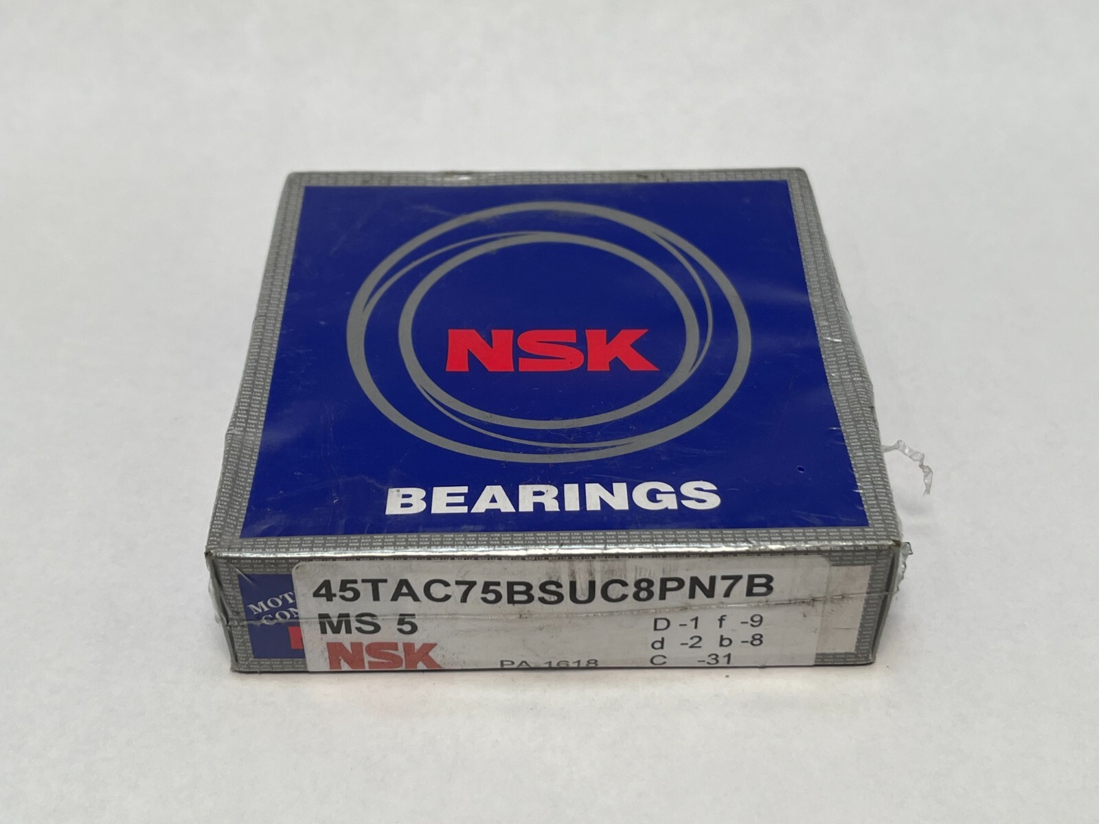 NSK 45TAC75BSUC8PN7B Bearing 45x75x15 mm 45TAC75-B-SUC-8-PN-7B Japan