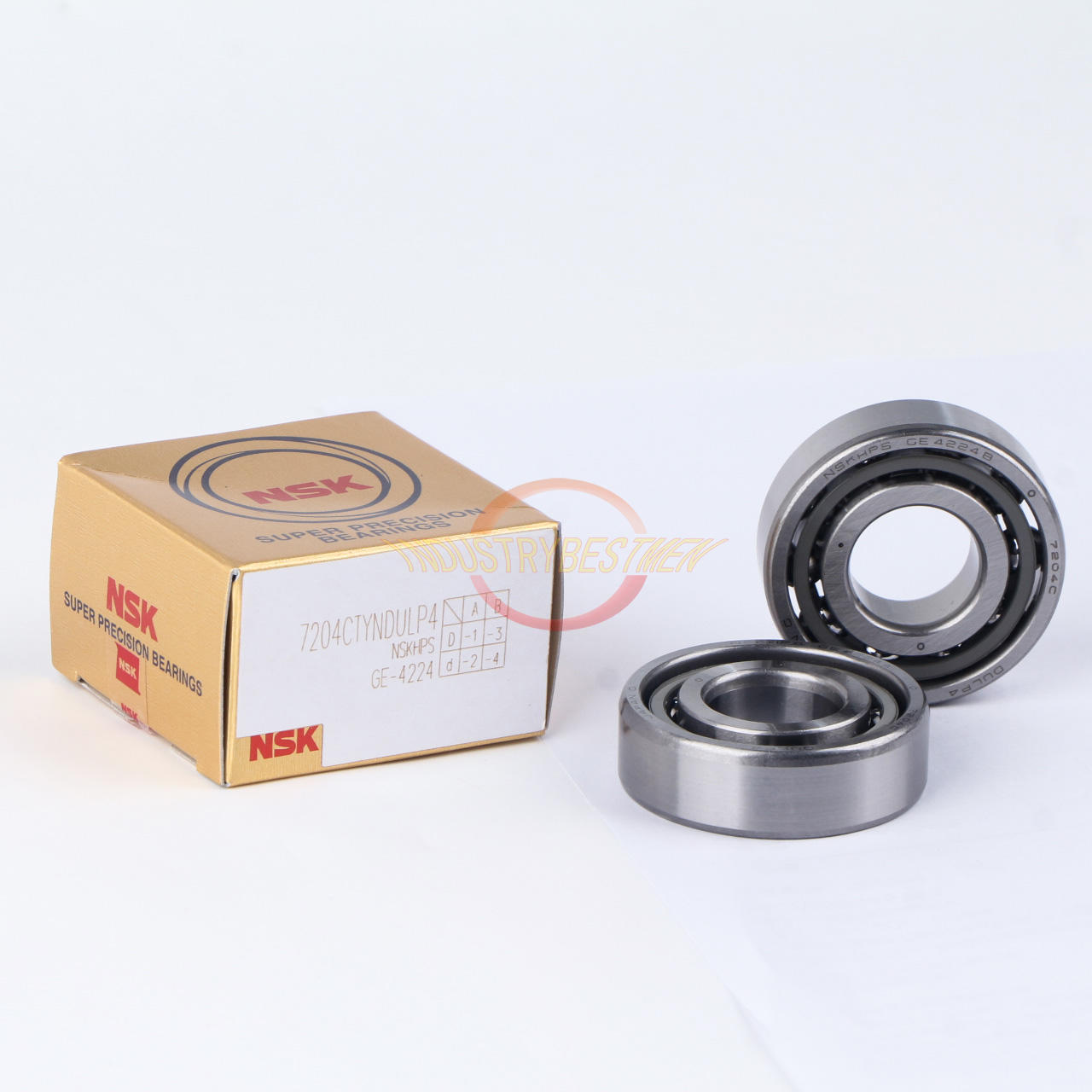 1PCNewMatched Pair (Set of 2) NSK 7204CTYNDULP4 Angular Contact Ball Bearing#