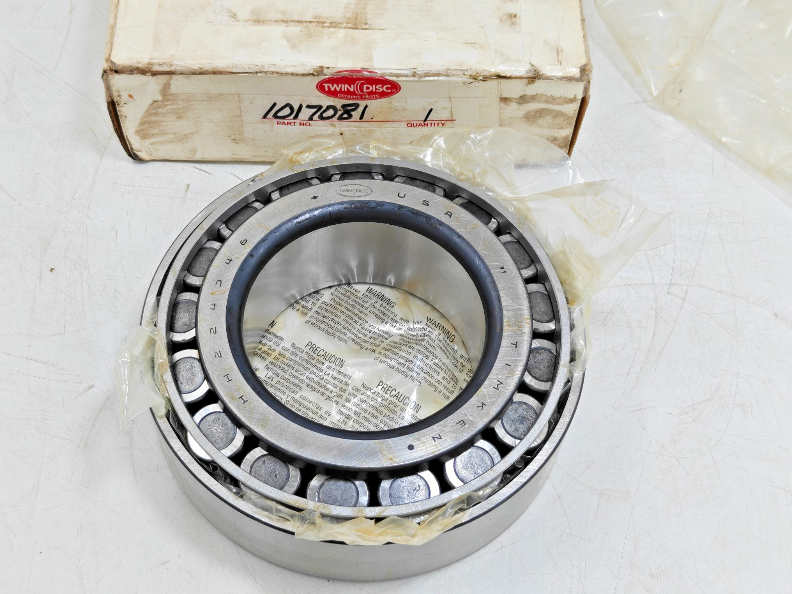 HH224346 HH224310 Timken Tapered Roller Bearing Cone&Cup TwinDisc 1017081 USA
