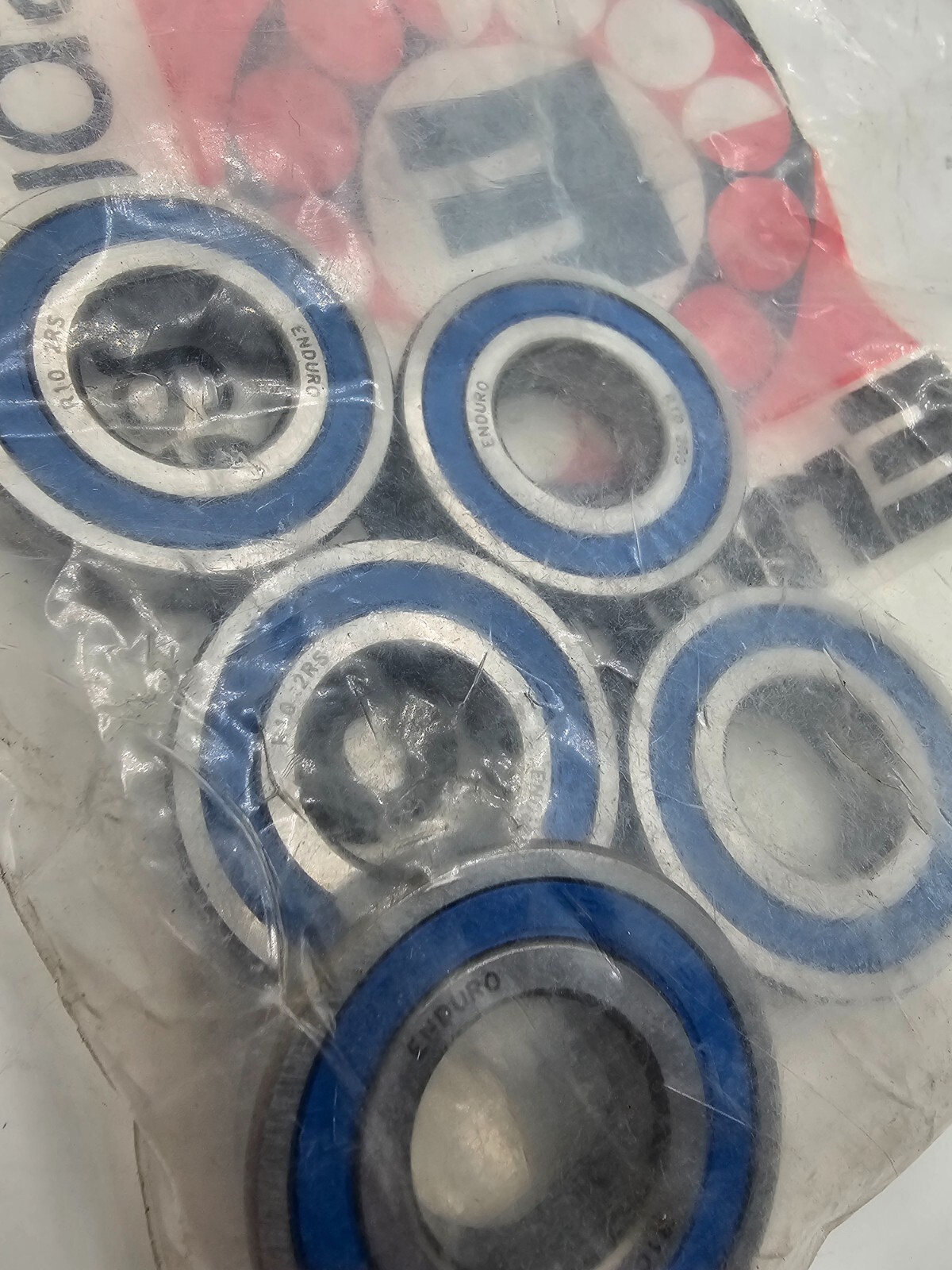 (QTY 5) Enduro Single Row Ball Bearing Blue/Silver R10-2RS