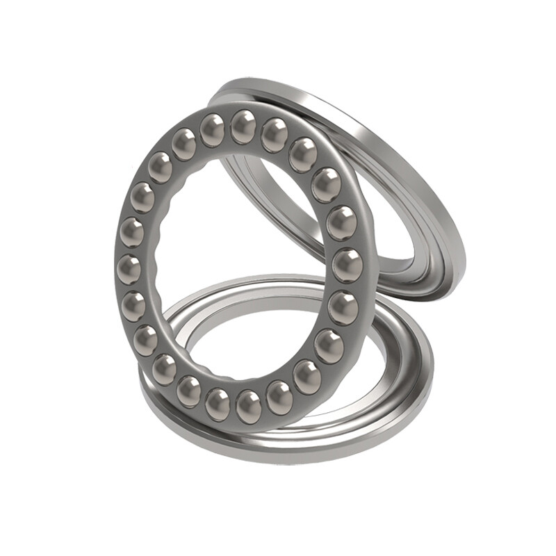 440 Stainless Steel Thrust Ball Bearing Three Parts Bearings S511 / S512 Series