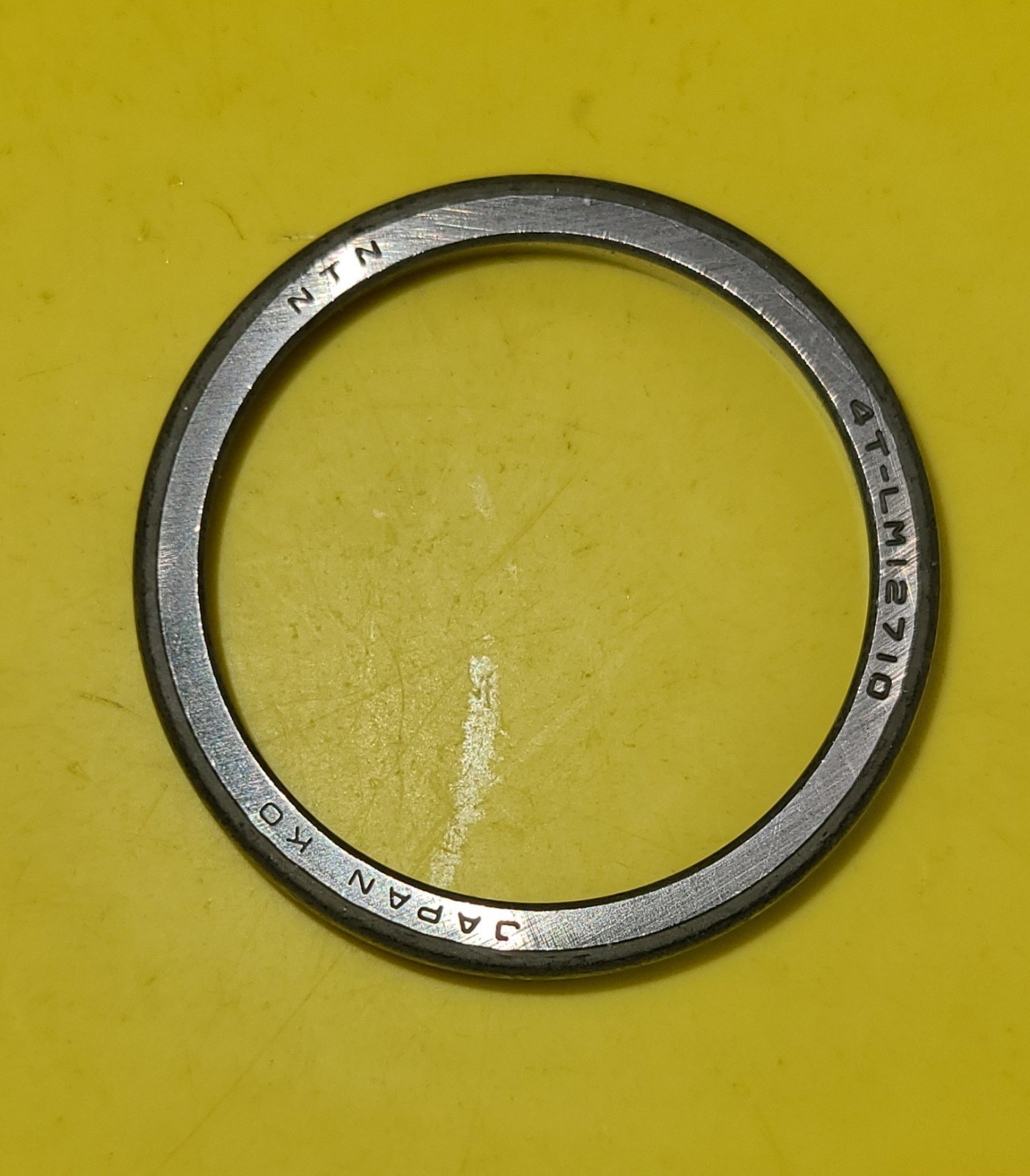 NTN LM12710 Tapered Roller Bearing Cup, 1.781″ OD, 0.475″ Width