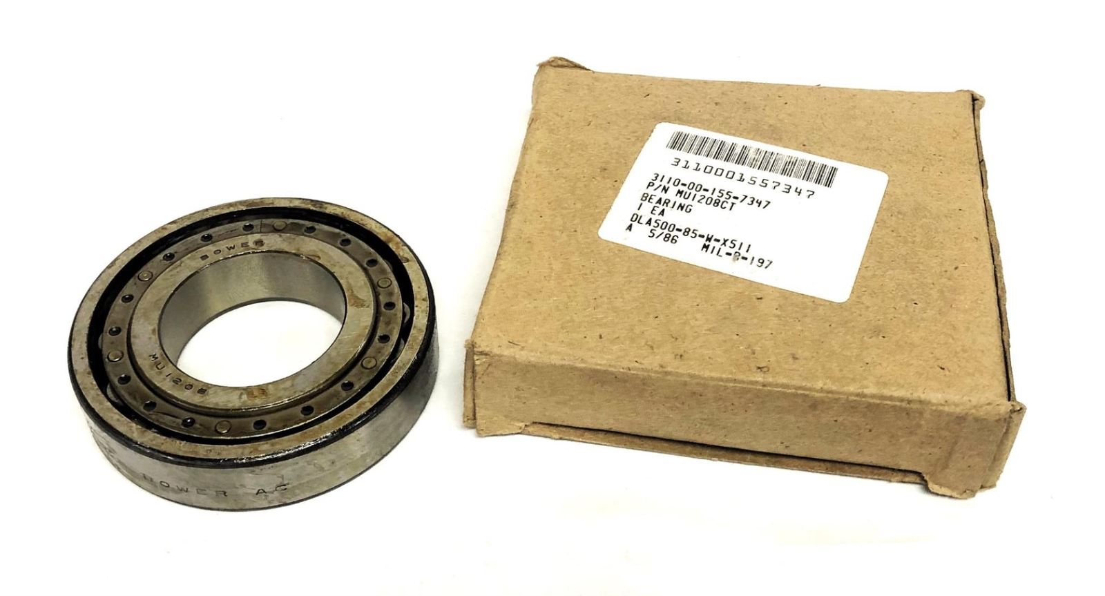 Bower Cylindrical Roller Bearing MU1208CT (MU1208/M1208C) NOS