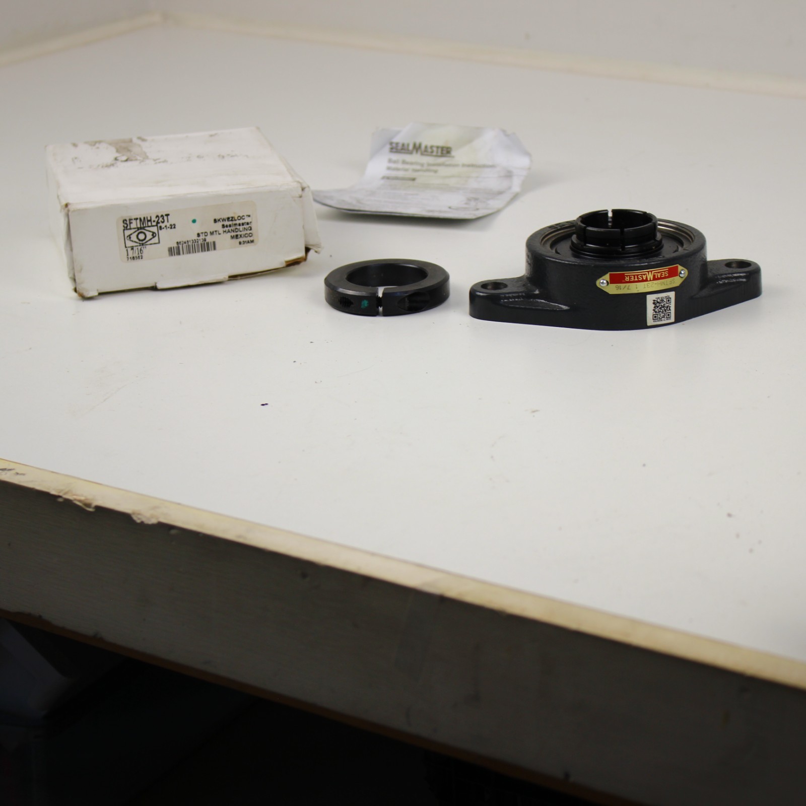 SEALMASTER SFTMH-23T Flange-Mount Ball Bearing Unit 1 7/16″ Bore
