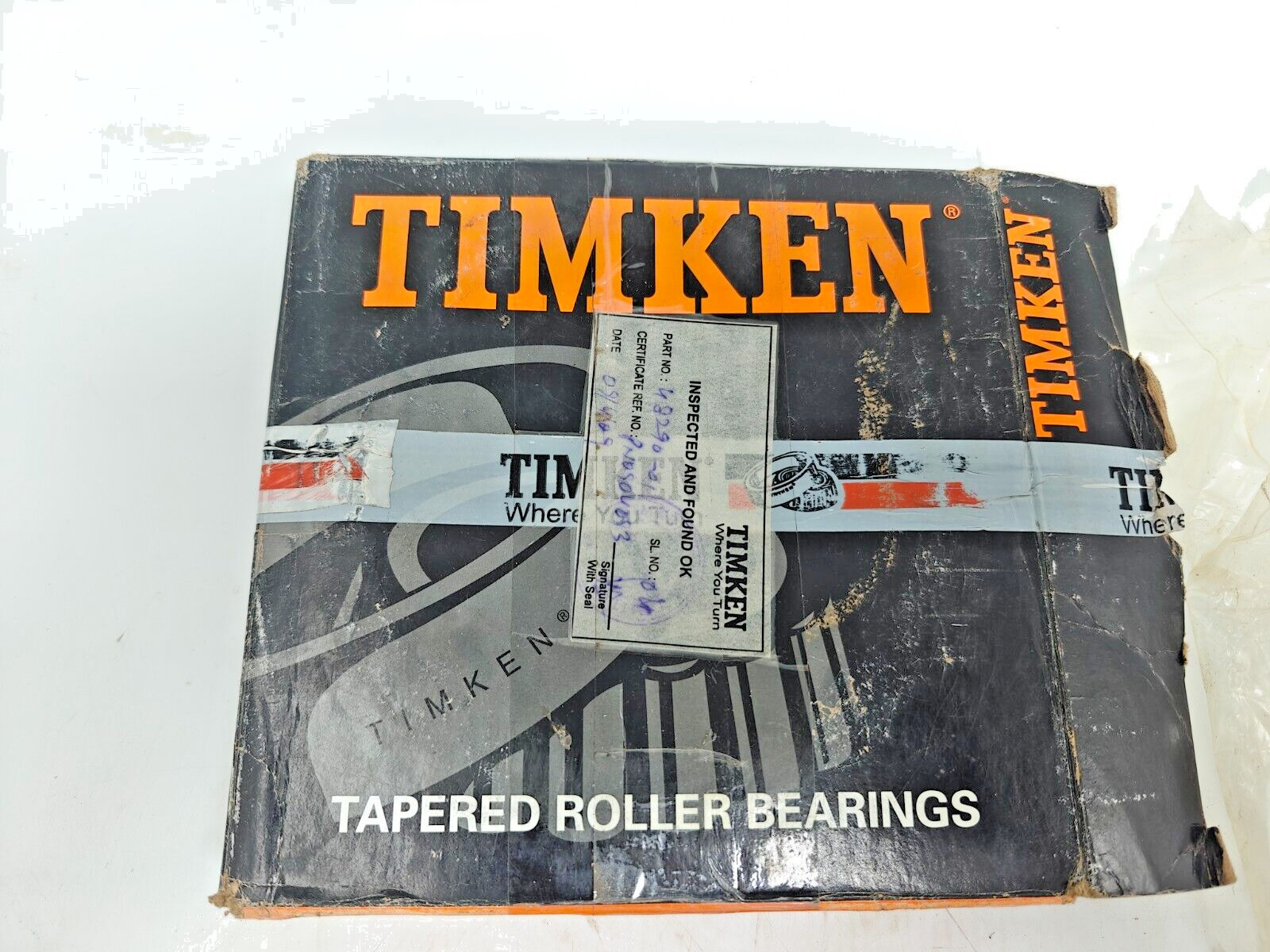 48290 – 200809 22 Timken Tapered Roller Bearing Cone 48290 NEW IN BOX 5″ BORE US