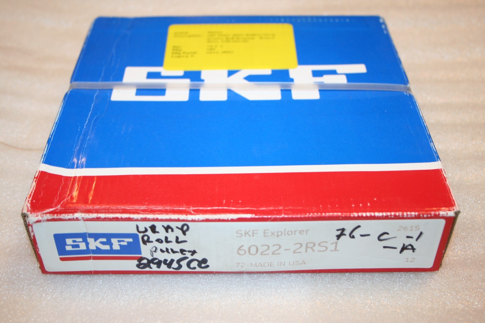 GENUINE SKF Explorer 6022-2RS1 Sealed Deep Groove Ball Bearing * NEW UNOPENED *