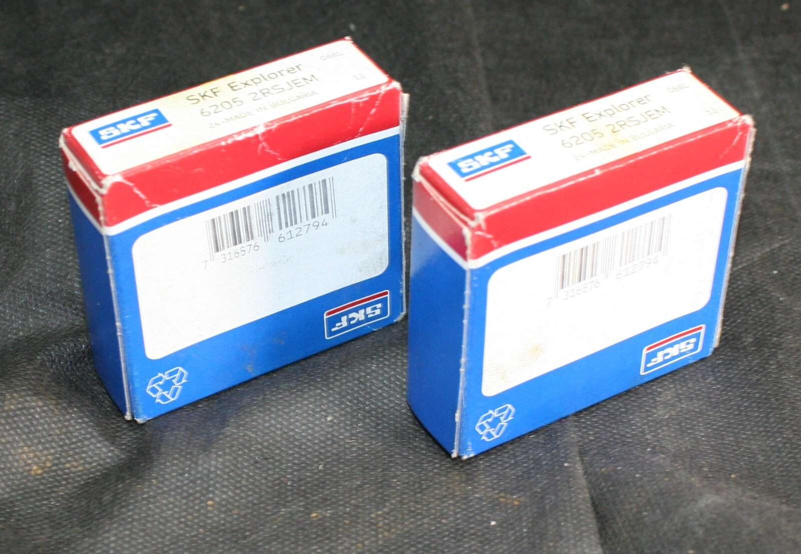 One (1) SKF 6205 2RSJEM Deep Groove Bearing 25 MM Bore NIB Bulgaria NEW
