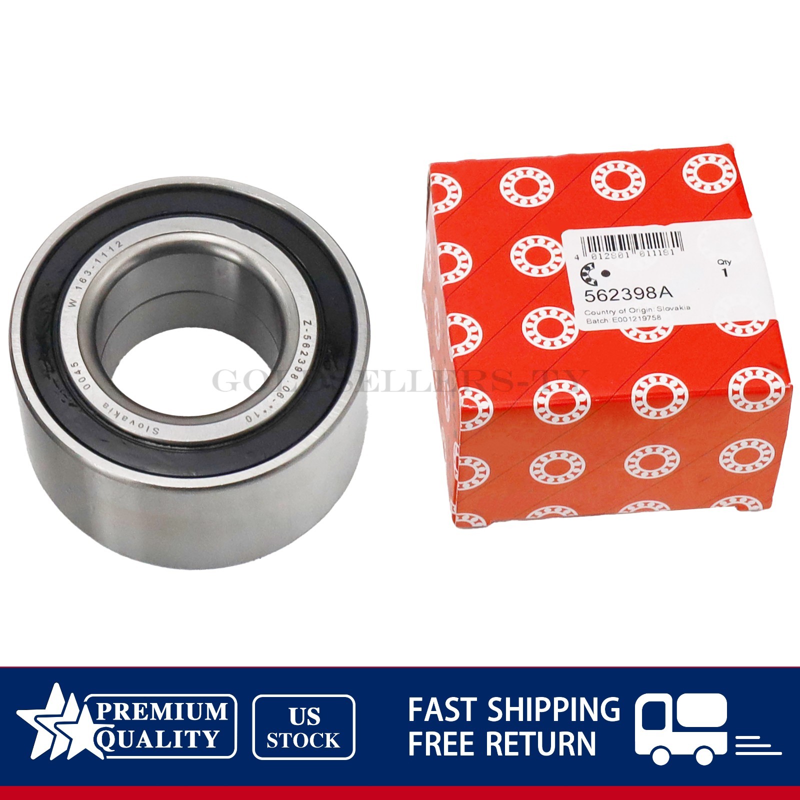 For FAG 562398A Wheel Bearing Fits For Renault Logan F-113175 DAC3772 37x72x37mm