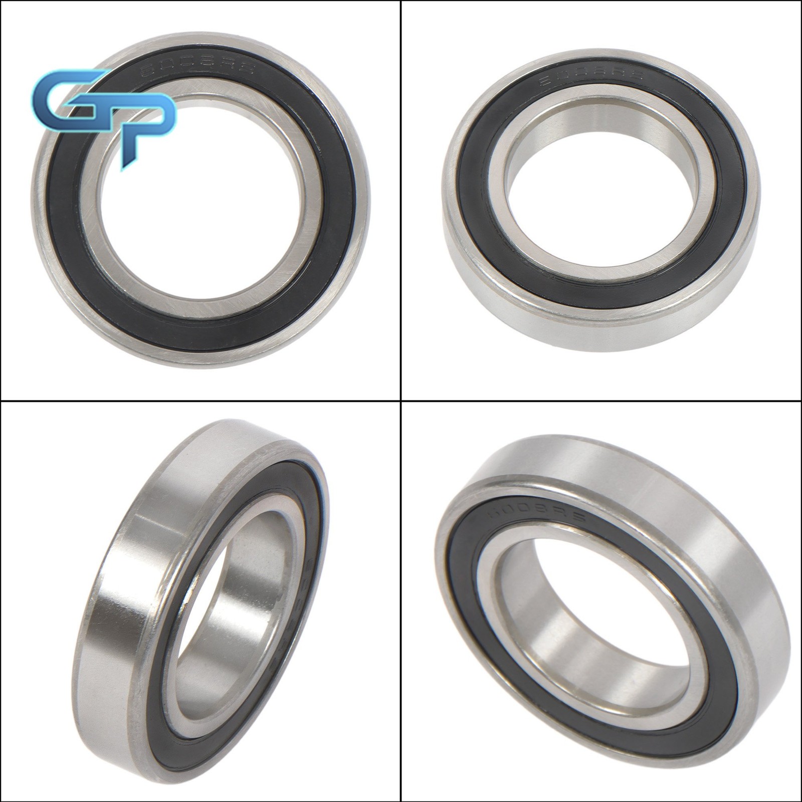 10pcs 6008-2RS 40x68x15mm Bearings Rubber Sealed Complete Set