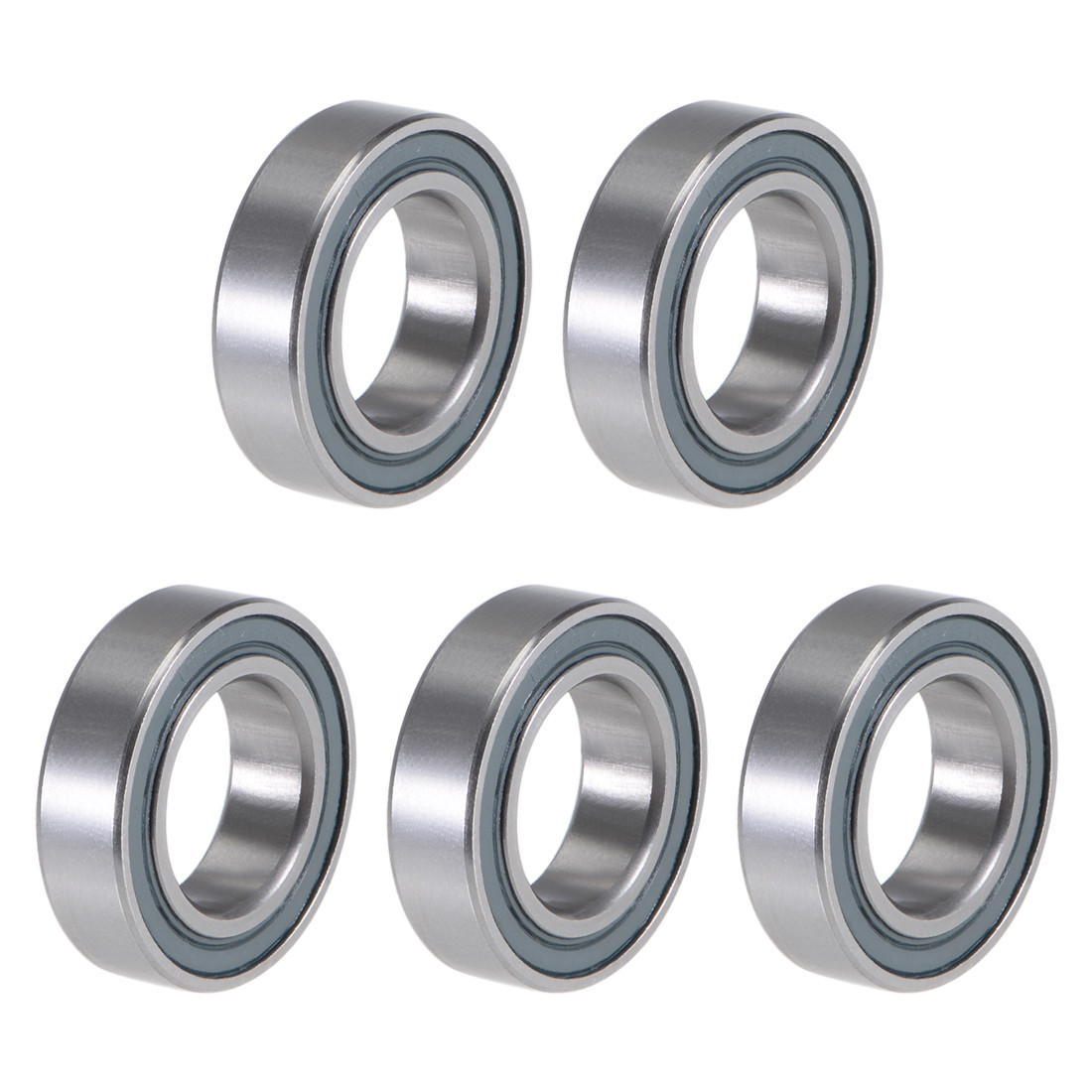 5pcs 15267-2RS Deep Groove Ball Bearings 15x26x7mm Double Sealed Chrome Steel P0