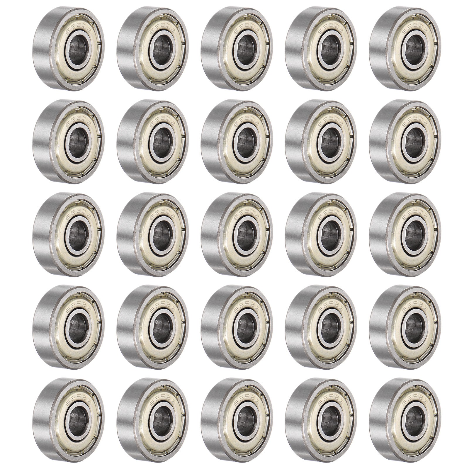 25sets 625ZZ Ball Bearings Carbon Steel Double Shielded ABEC3