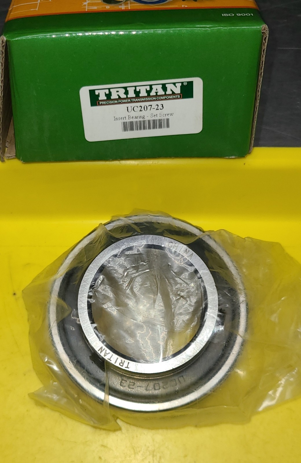 Tritan UC207-23 Ball Insert Bearing, 1.4375 in Bore Diam., 2.8346 in OD