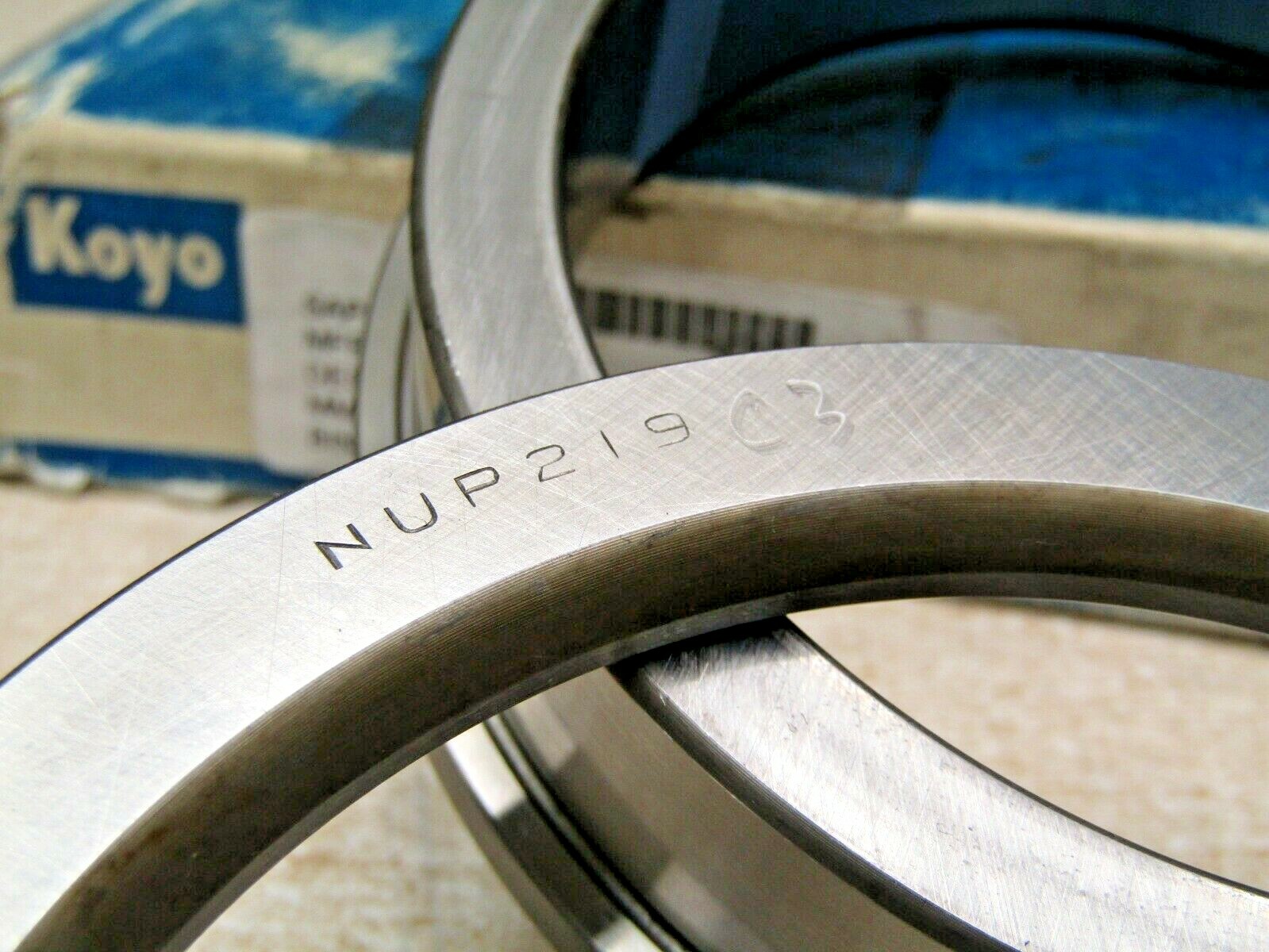 Koyo NUP 219 C3 Cylindrical Roller Bearing Inner Ring Race