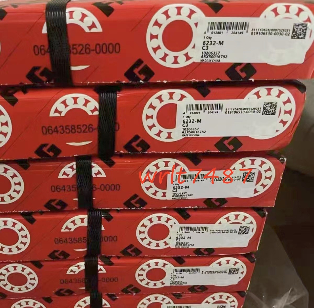 1PC FAG 6232-M-C3 deep groove ball bearing