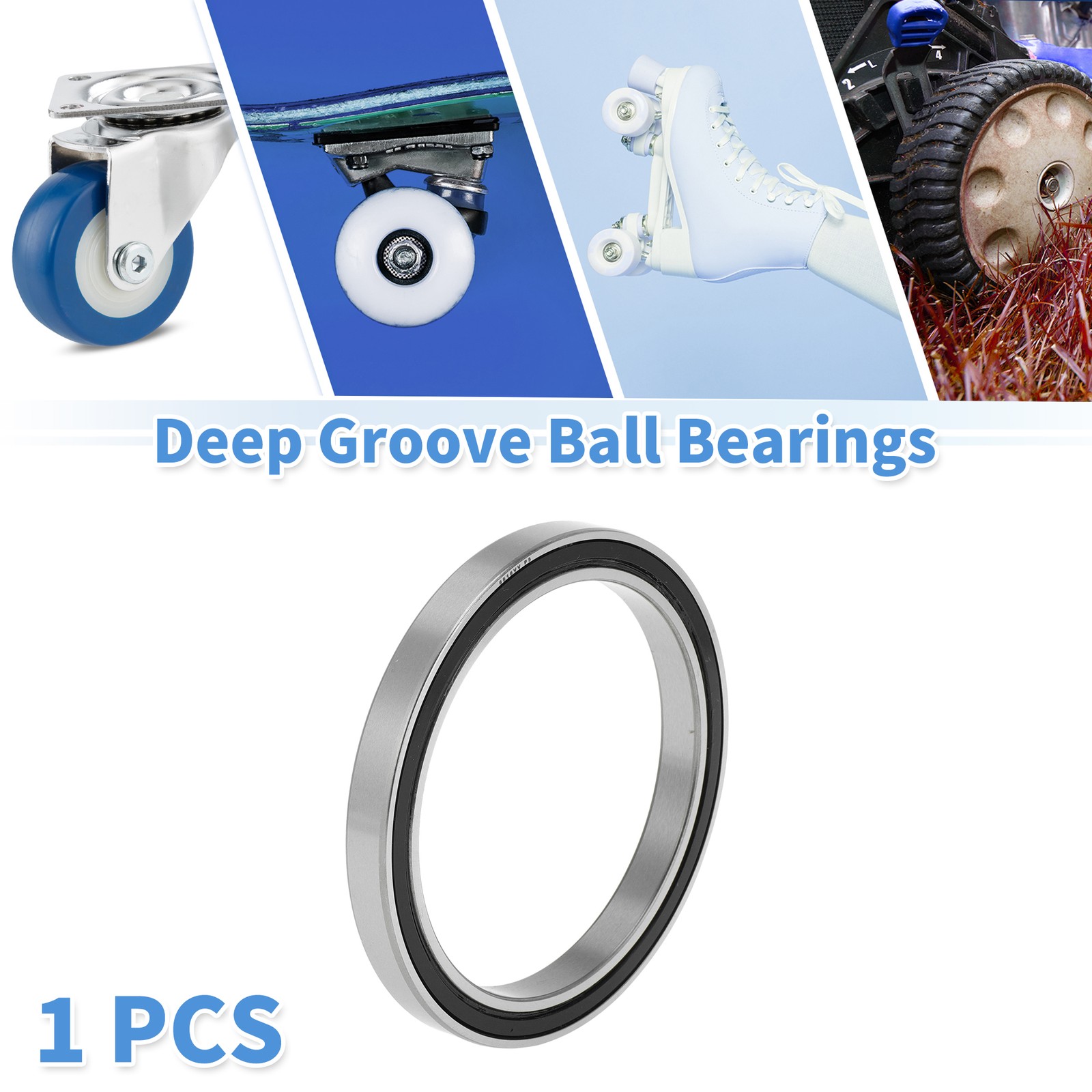 6816VV Deep Groove Ball Bearings P5 80x100x10mm 1 Pc Scooter Skateboard Wheel