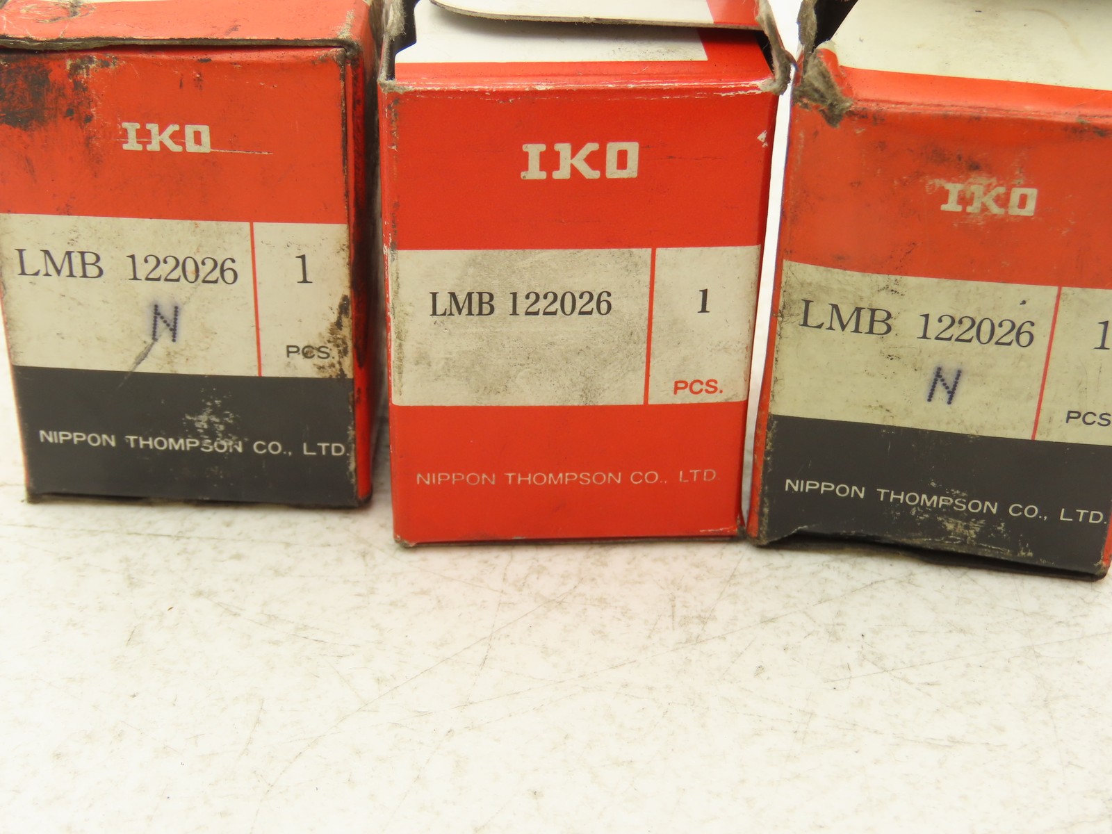 LMB 122026N Open Linear Bushing .75″ Shaft Dia x 1.25″ OD 1.625 Length Lot of 3