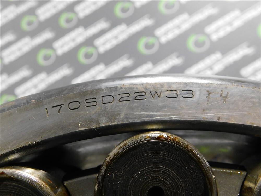 USED Torrington 170SD22 K W33 F4 Taper Bore Roller Bearing 22234 K 6.76 in Bore