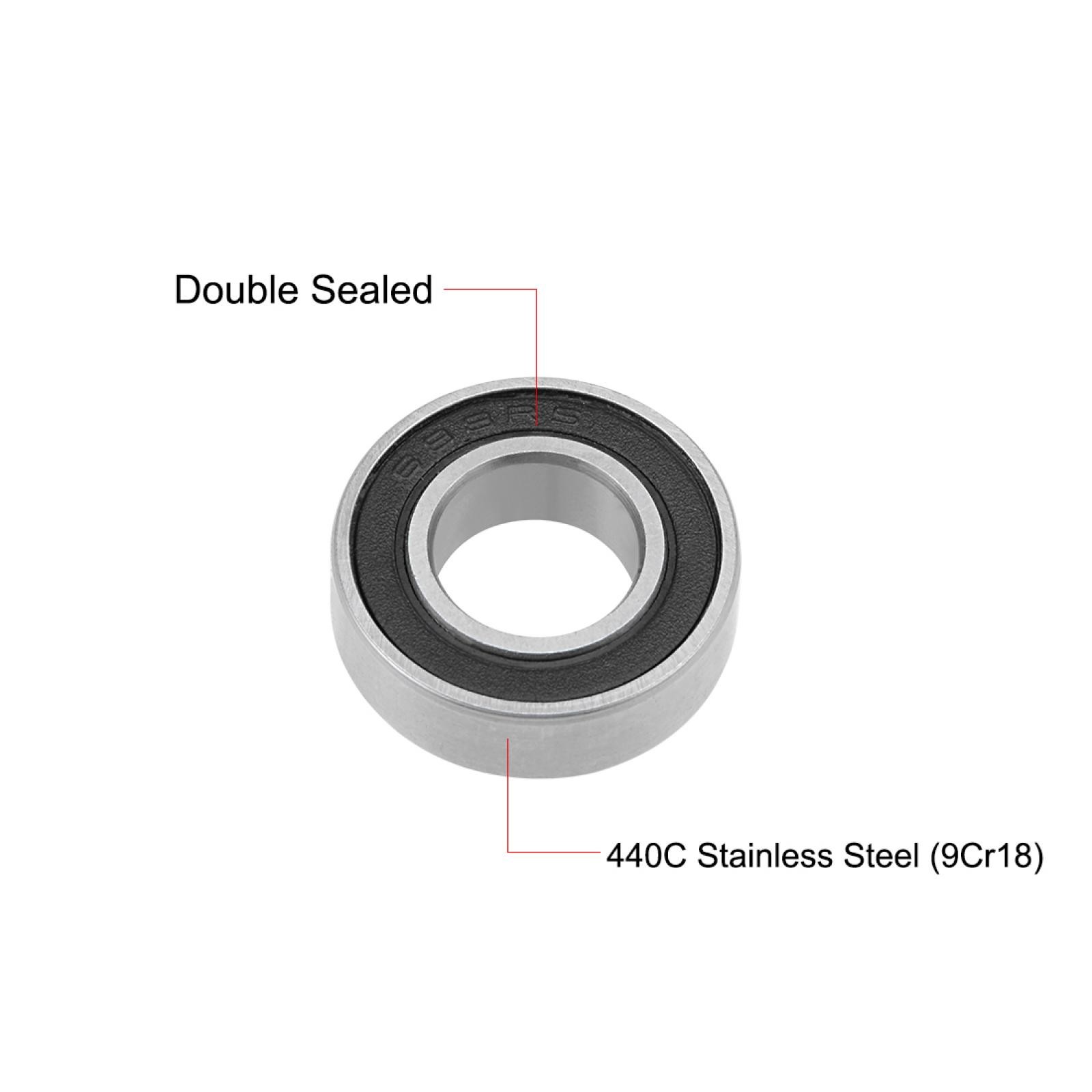 S688-2RS Stainless Steel Ball Bearing 8x16x5mm Sealed 688-2RS Bearings 2pcs