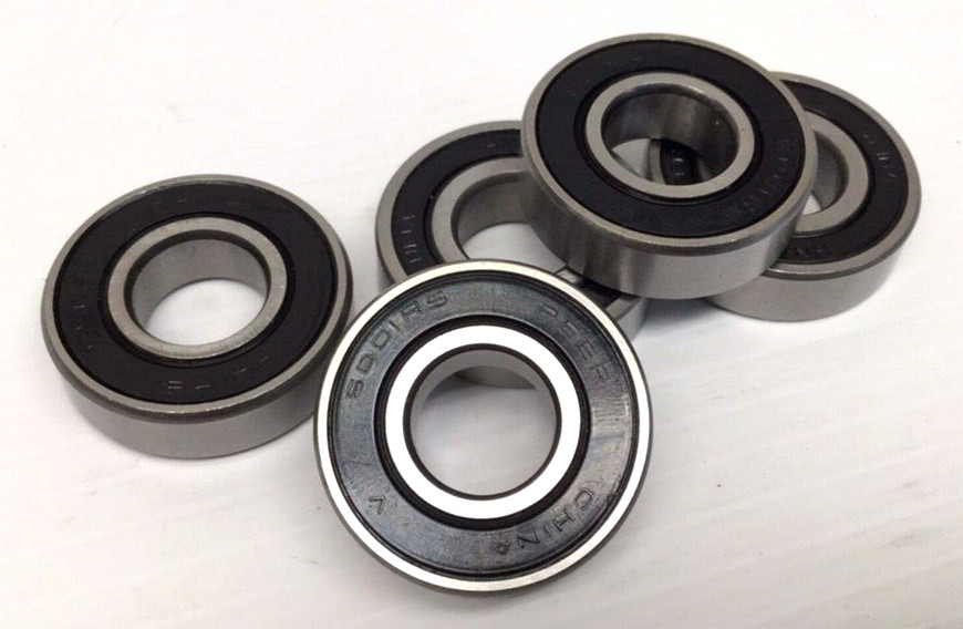 Peer 6001RS Ball Bearing Double Shield 12mm ID 28mm OD 8mm Width (Pack Of 5)