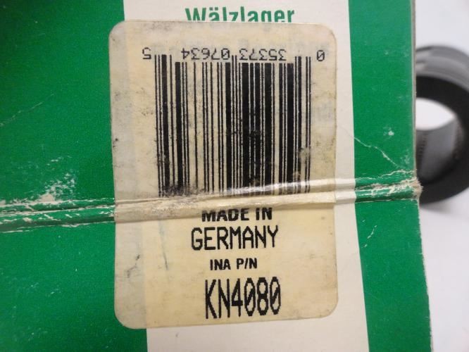 206224 New In Box; INA KN4080 Linear Ball Bearing 40mm ID; 62mm OD; 80mm L