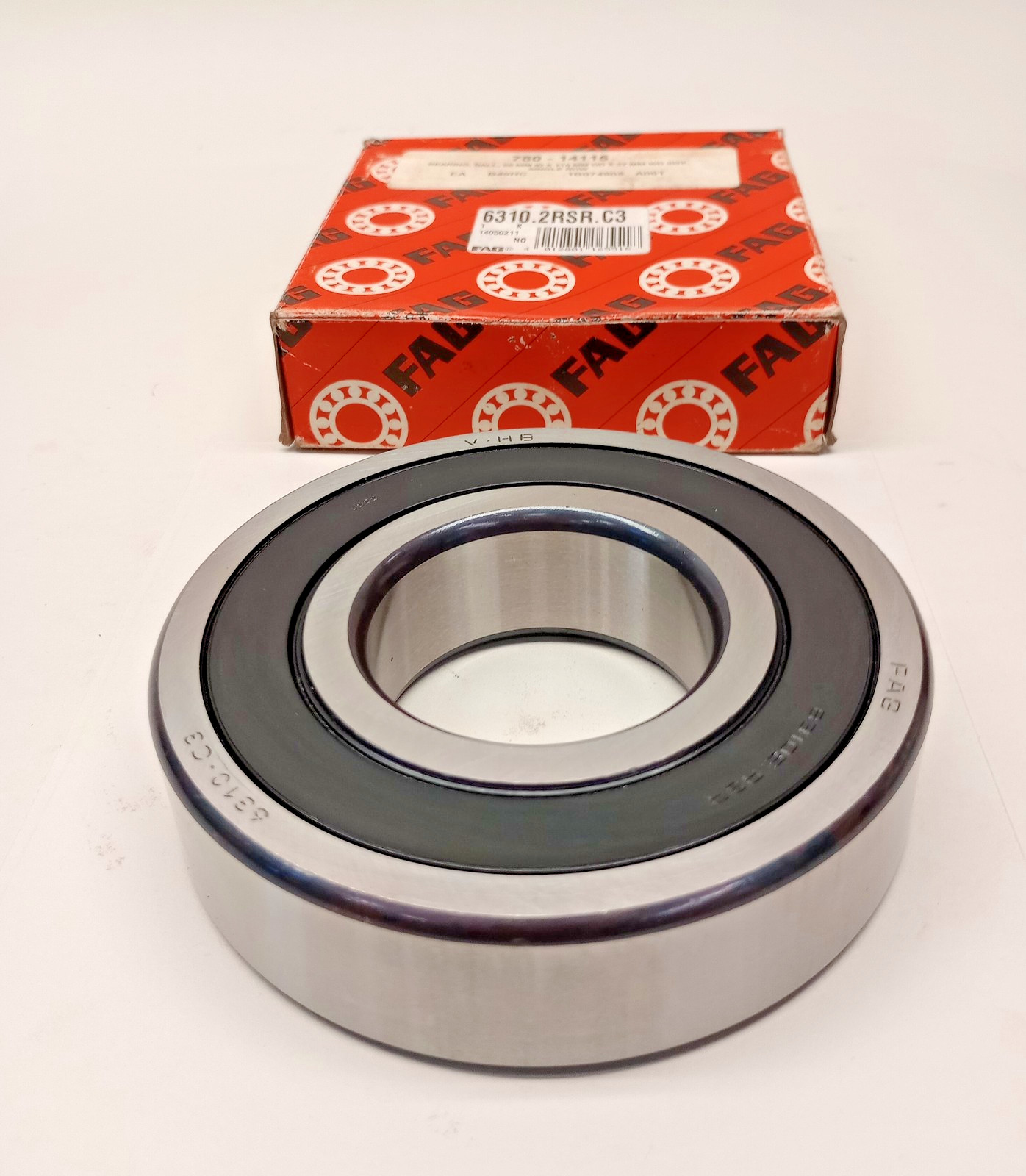 FAG 6310-2RSR-C3 Ball Bearing Double Sealed 50x110x27mm 6310-2RSR-C3-L38 6310E