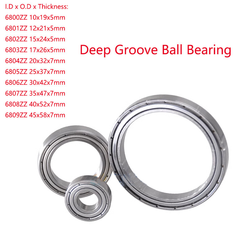 Micro Deep Groove Ball Bearing 6800 6801 6802 6803 6804 6805 6806 6807ZZ-6809ZZ