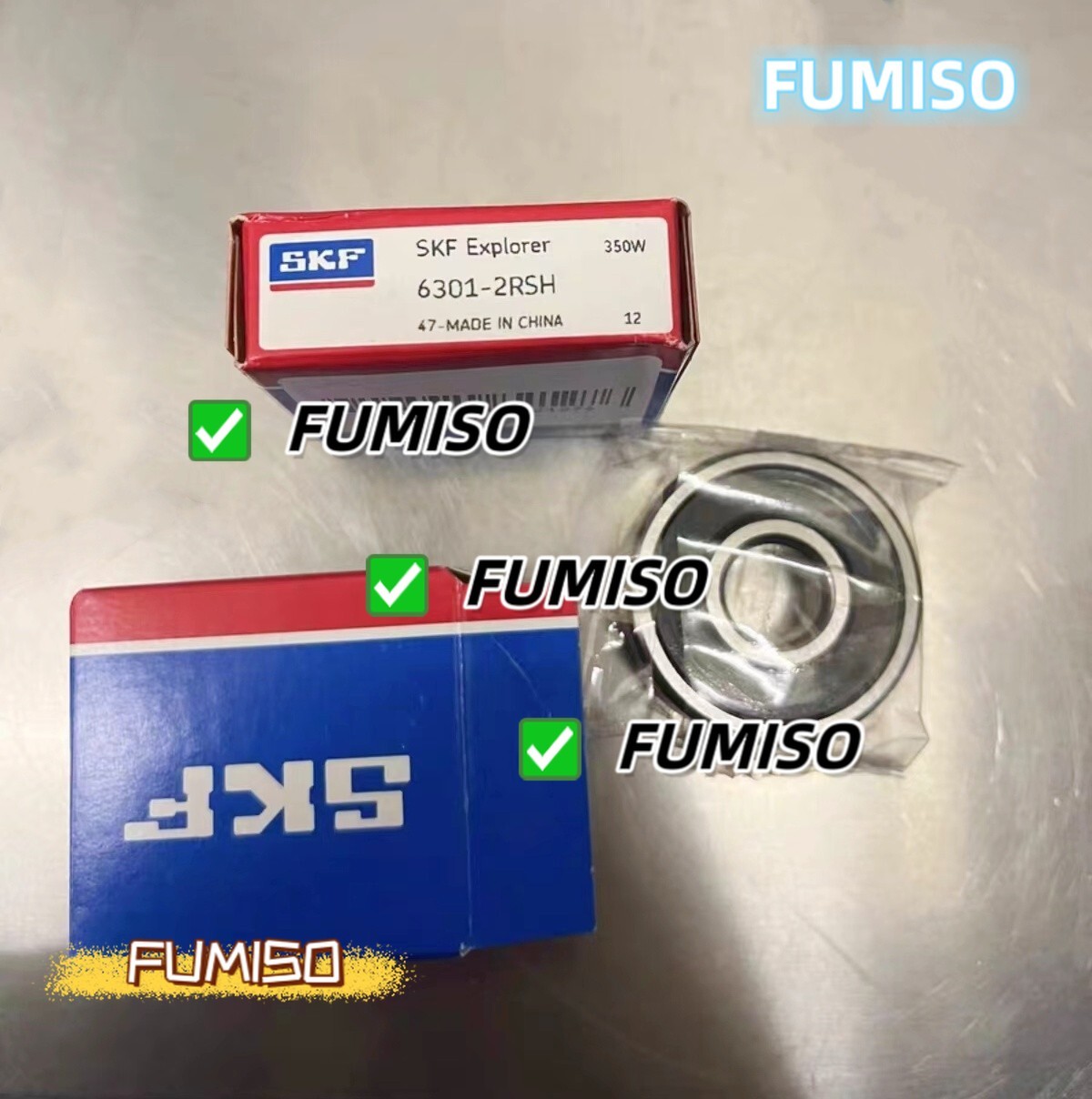 NEW SKF 6301-2RSH Deep Groove Ball Bearing 1PCS Fast shipping