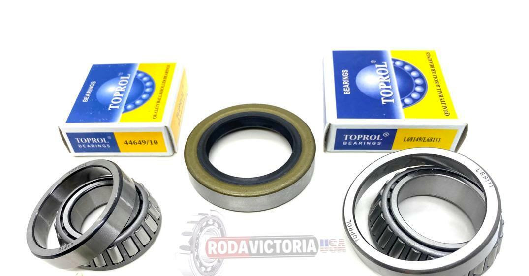 Trailer 2000# Bearing Kit L44649 L68149 Gease Seals 1.719” 171255TB (10-19)!!!!