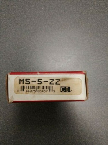 MS5ZZ Consolidated New Single Row Ball Bearing (.500″ ID 1.625″ OD .625″ Width)