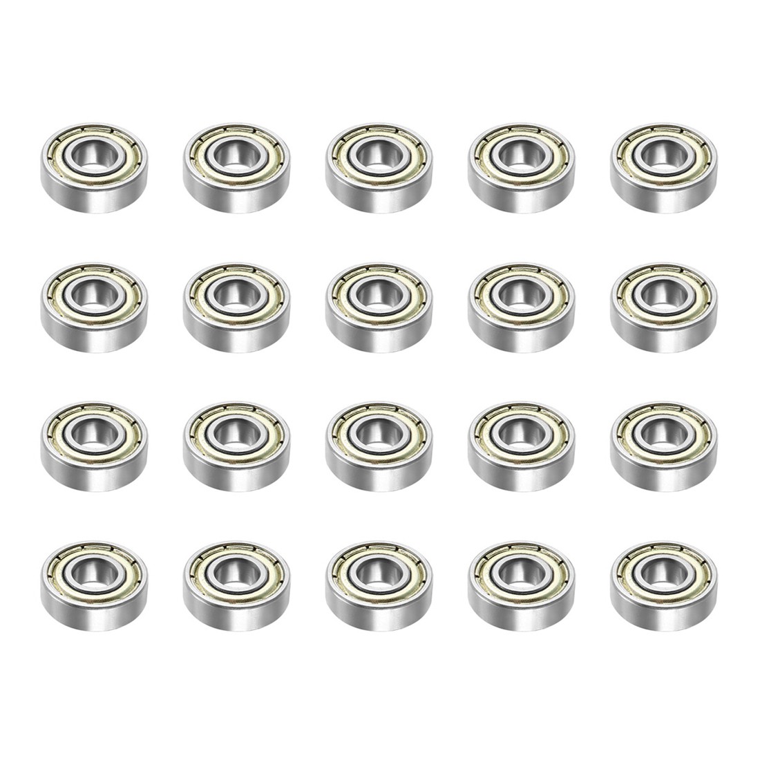 20PCS 5mm x 13mm x 4mm Double Shield 695ZZ Deep Groove Ball Bearing