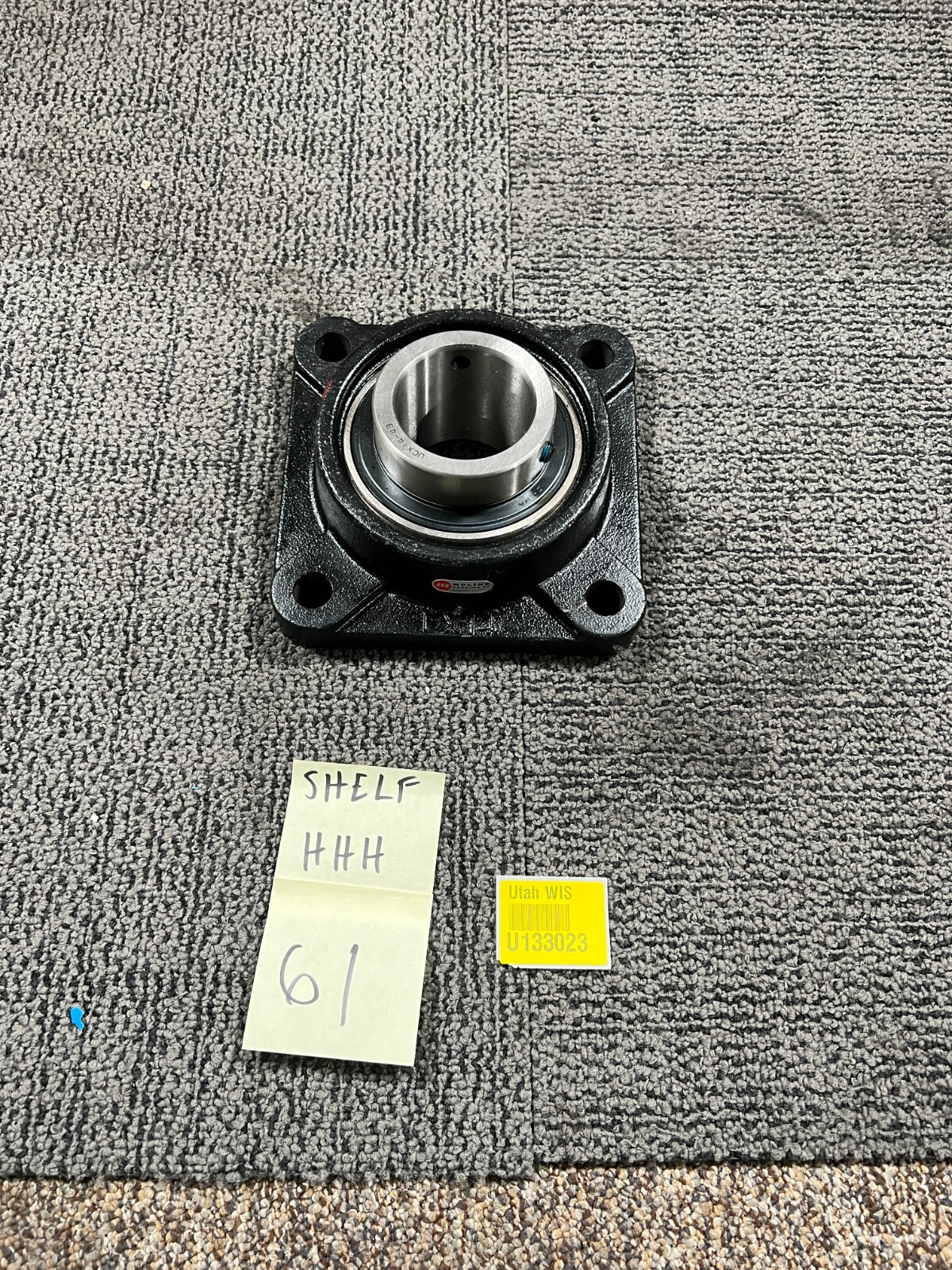 MOLINE BEARING – UCX14-43 2-11/16″ 4 Bolt Flange Mounted Bearing Black