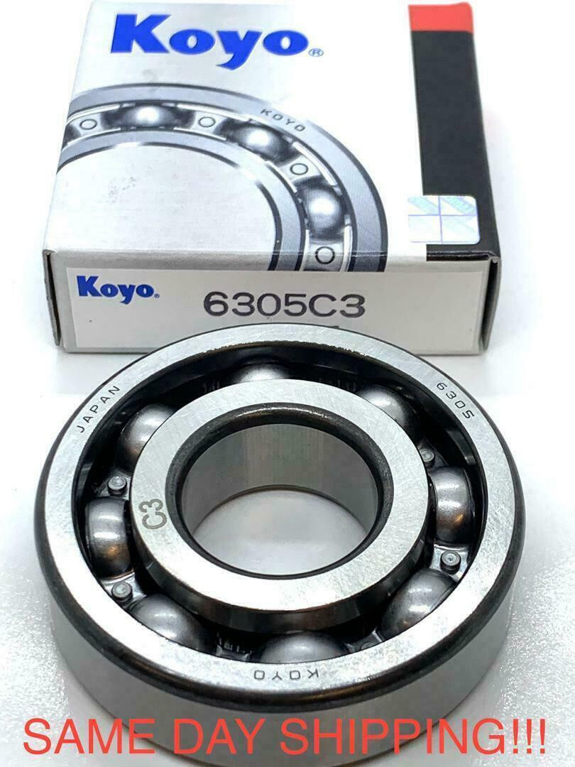 KOYO 6305 C3 DEEP GROOVE BALL BEARING, OPEN, NO SELAS 25x62x17 mm