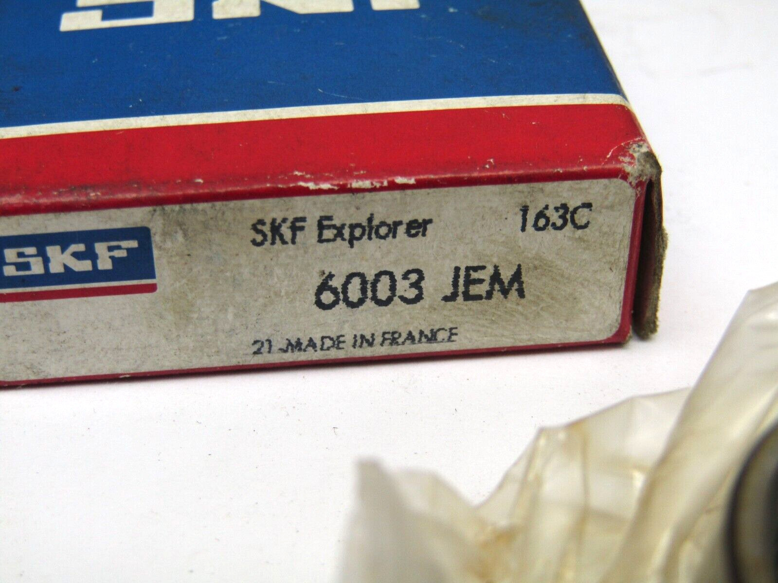 SKF 6003 JEM 17mm x 35mm x 10mm Open Bearing