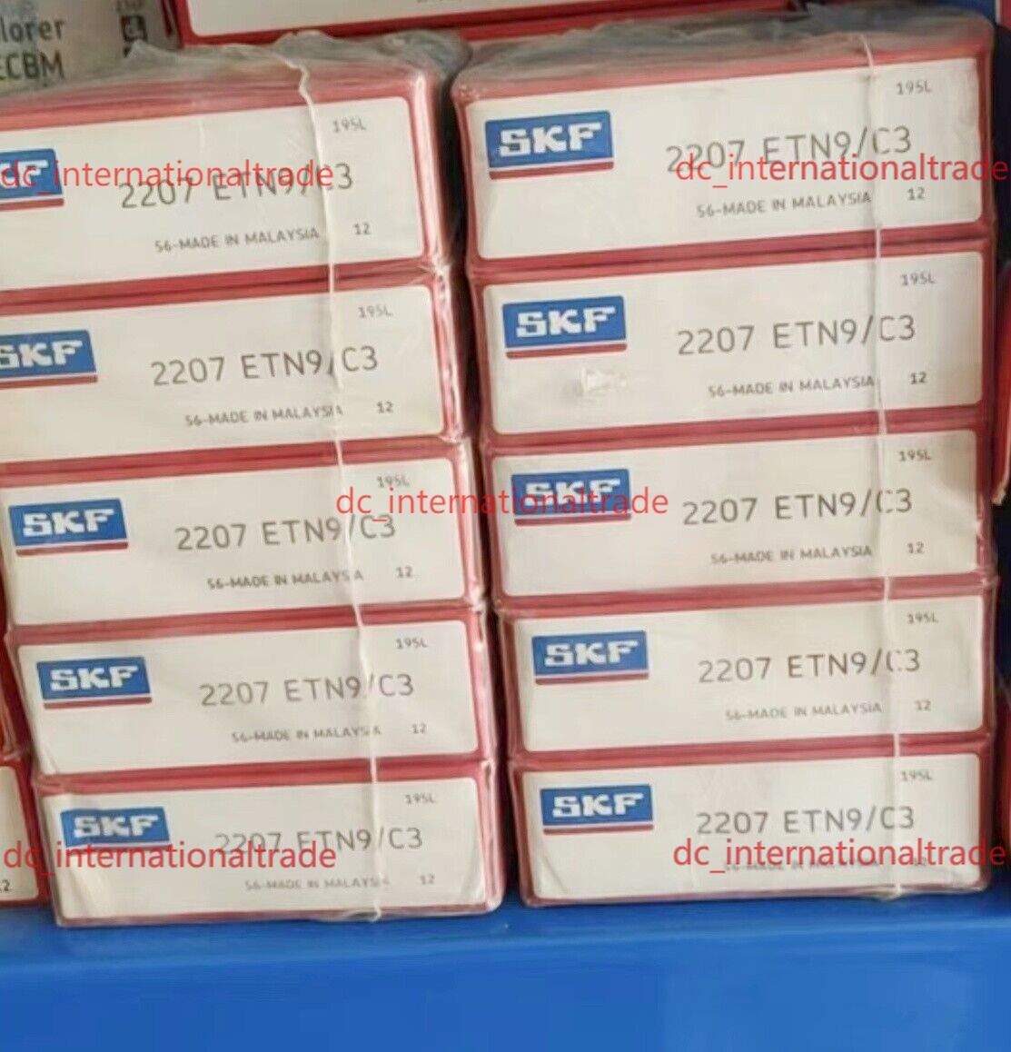 NEW SKF 2207 ETN9/C3 self regulating ball bearing 1PCS #NN