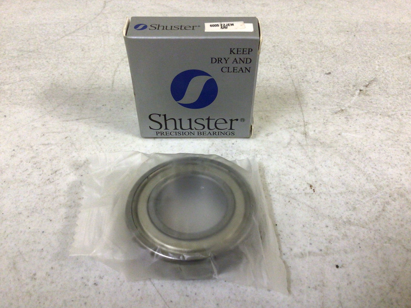 NEW, SHUSTER 6005 ZZJEM / 4AV SINGLE ROW BALL BEARING, FREE SHIPPING